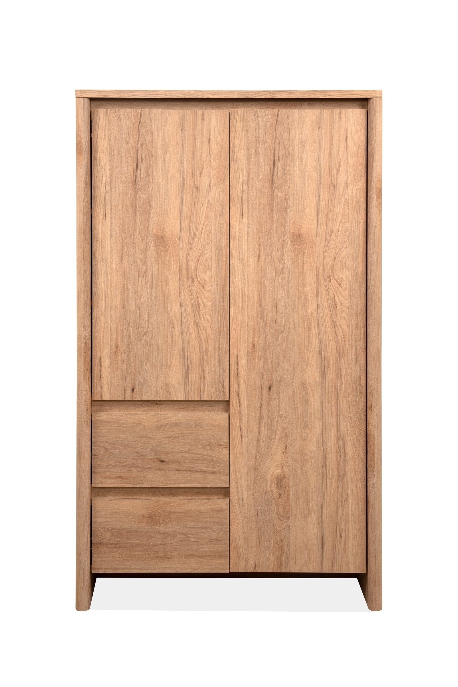 PREISBRECHER Highboard Genf, in Jackson Hickory (Eiche) Dekor - 86x140x40cm (BxHxT)