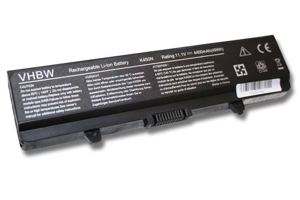 vhbw kompatibel mit Dell Vostro 500 Laptop-Akku Li-Ion 4400 mAh (11,1 V)