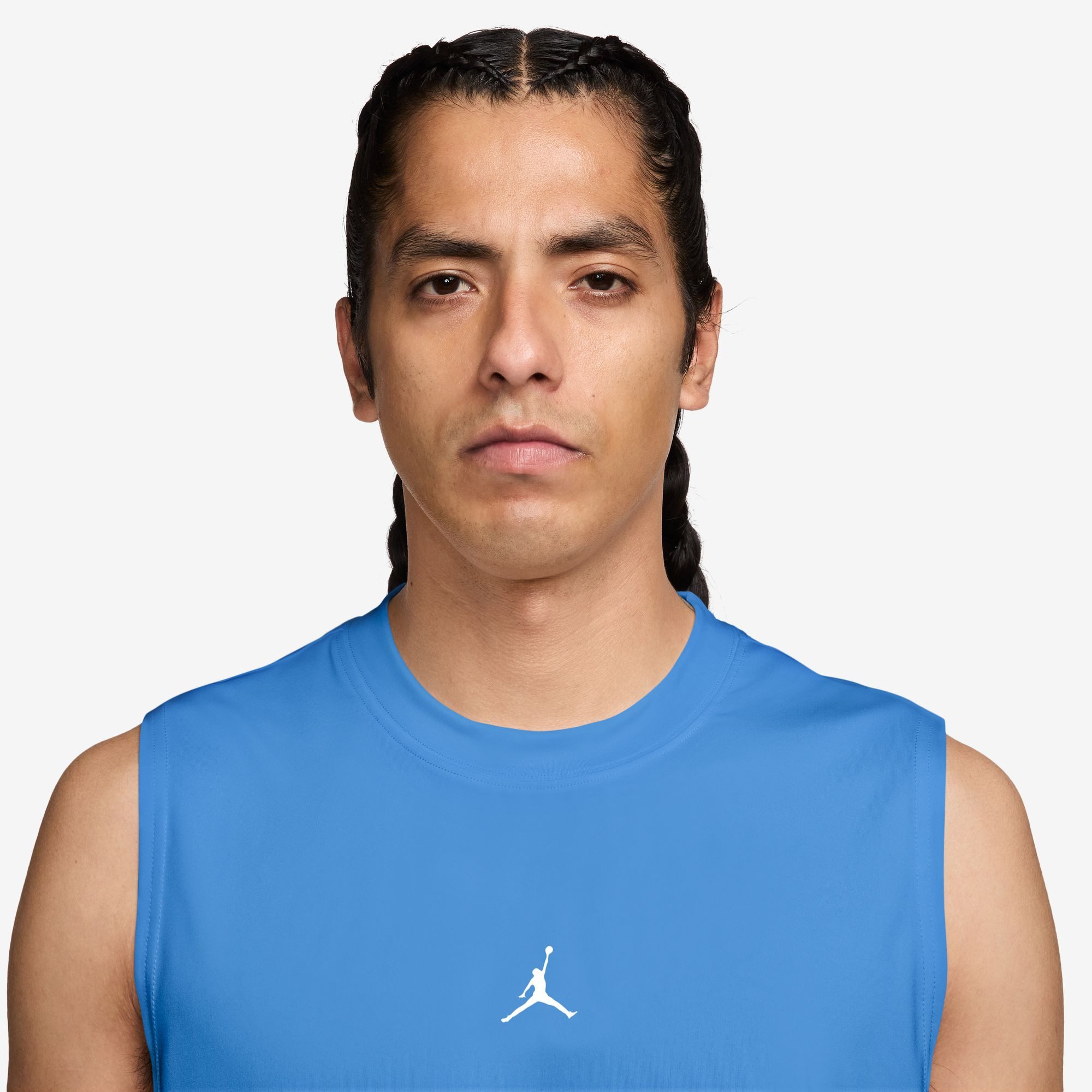 Jordan Trainingstop Jordan Sport Essentials Men's Dri-FIT Sleeveless Top ärmeloses Design, mit Rundhalsausschnitt, aus Polyester und Elasthan