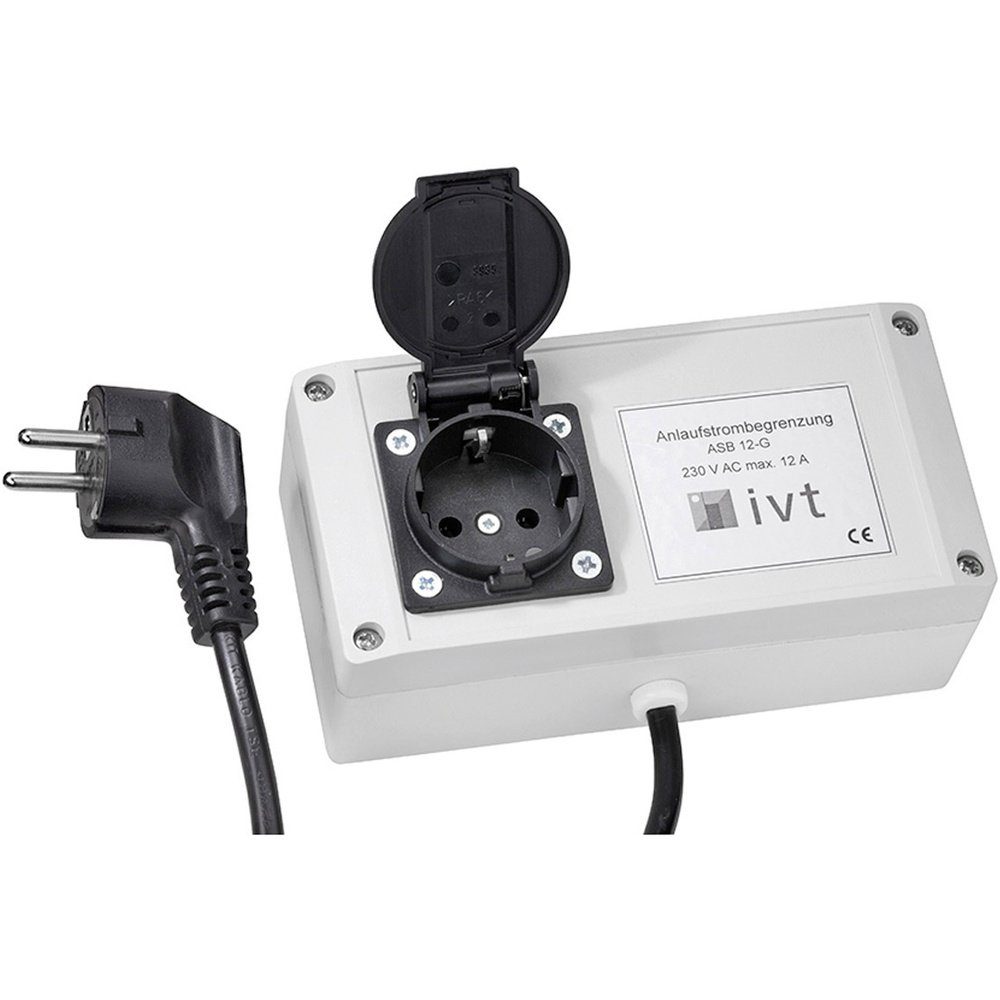 IVT Stromstoßschalter IVT 18017-G Anlaufstrombegrenzung ASB 12-G Weiß IP44