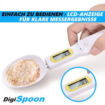 MAVURA Löffelwaage DigiSpoon Digitale Löffelwaage mit LCD Anzeige, Messlöffel elektronische Küchenwaage 0,1 Gramm genau