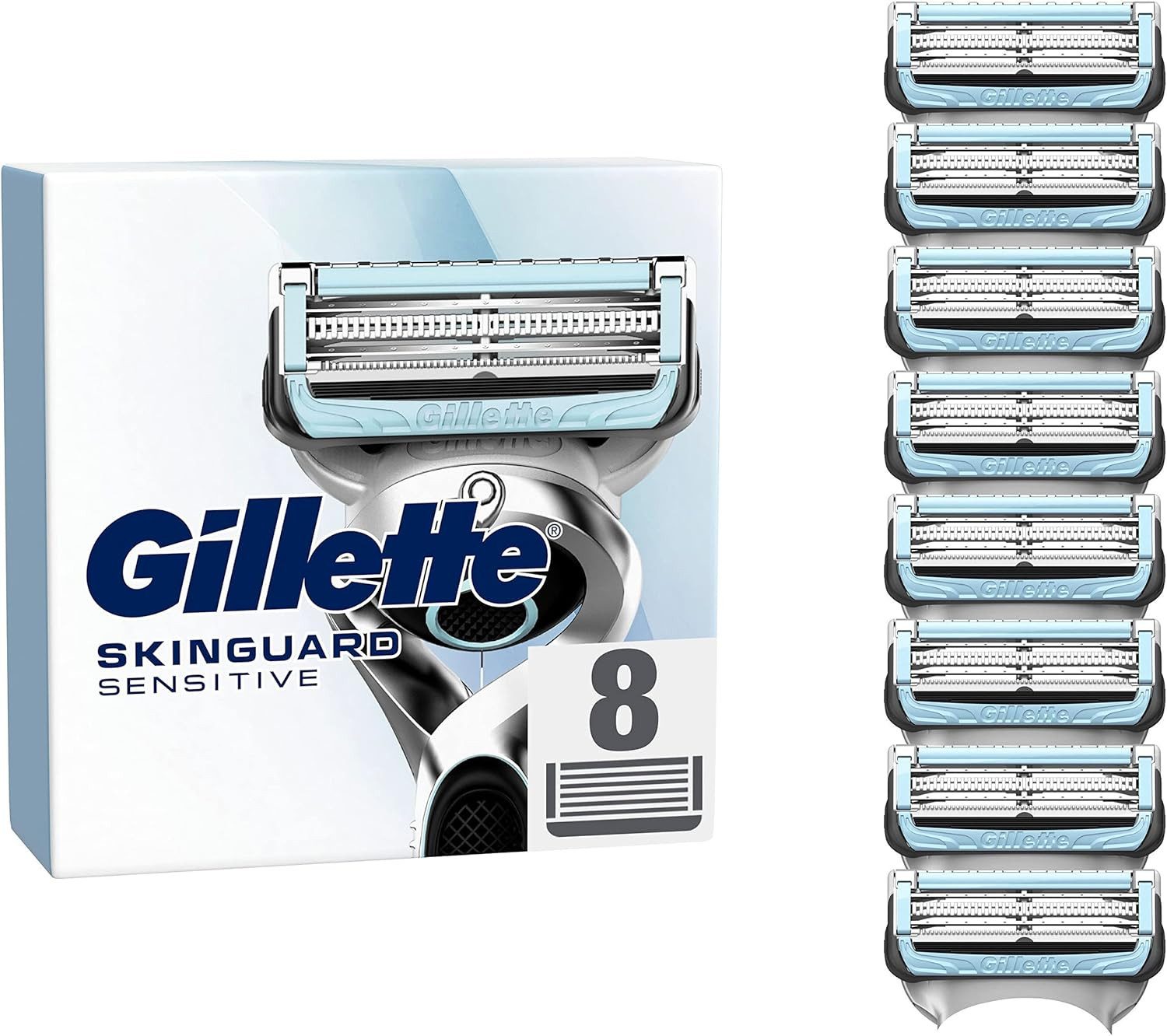 Gillette Rasierklingen Skinguard Sensitive, 8-tlg., 8er Pack