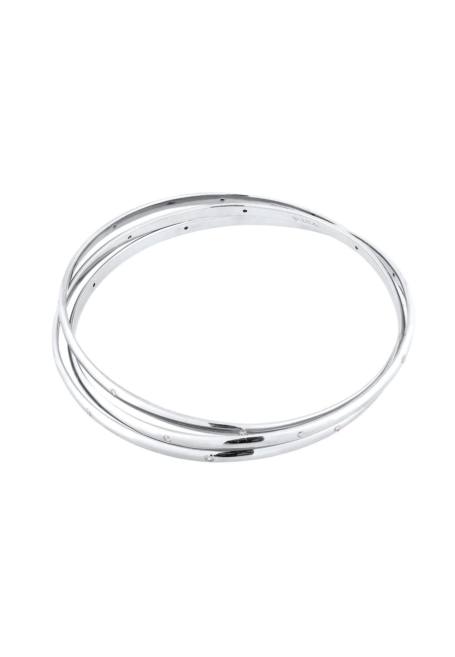 Elli Premium Armreif Armreif Zirkonia Weiß 925 Sterling Silber (kein Set) günstig online kaufen