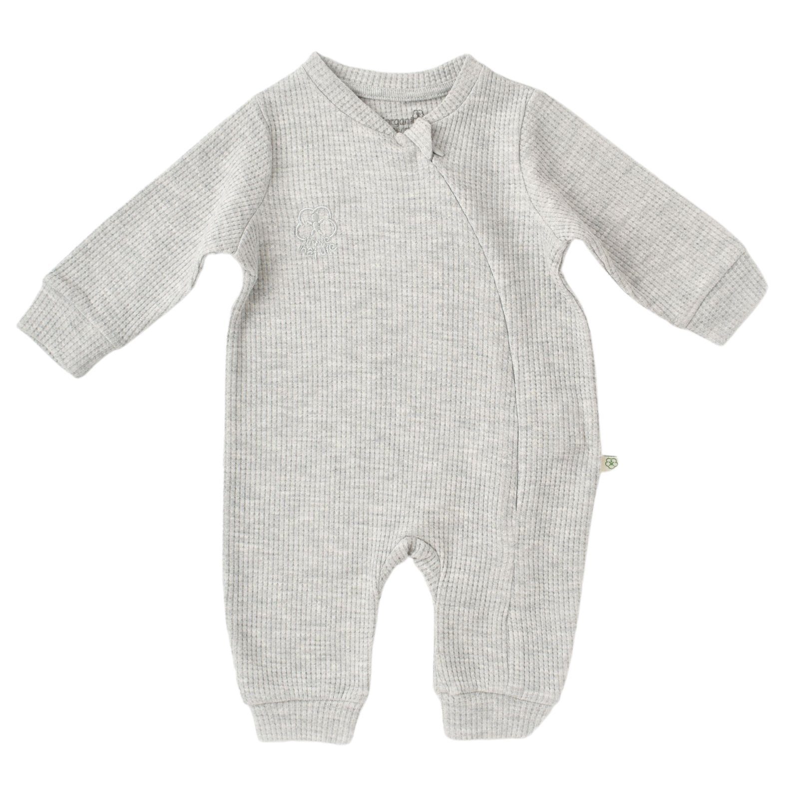 biorganic Strampler Baby Nature in Waffle für Jungen und Mädchen Unisex Langarm (1-tlg) Waffle-Struktur, 100% Bio-Baumwolle, GOTS-zertifiziert