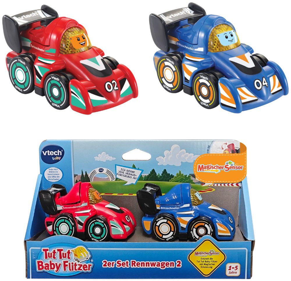 Vtech® Spielzeug-Auto Tut Tut Baby Flitzer, 2er Set, (Set, 2-tlg), mit Sound