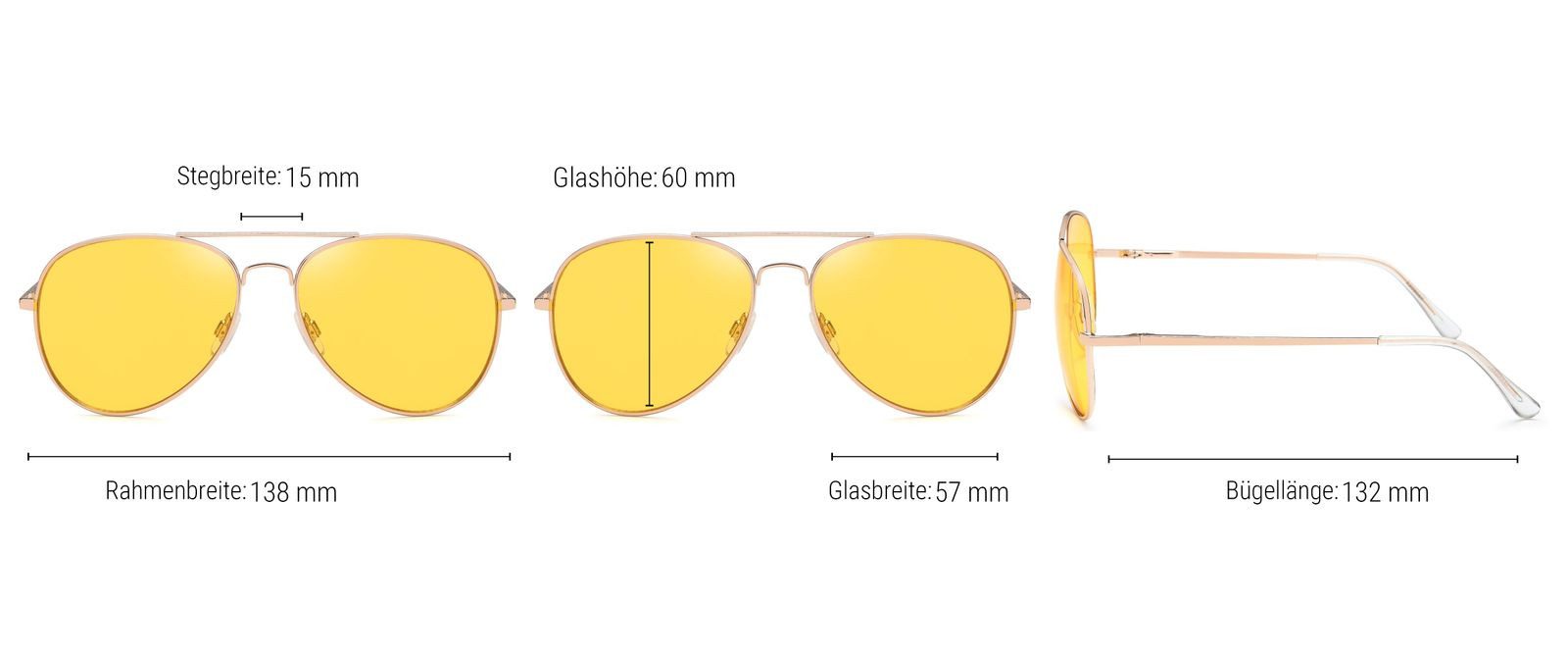 styleBREAKER Sonnenbrille Piloten Sonnenbrille (1-St)