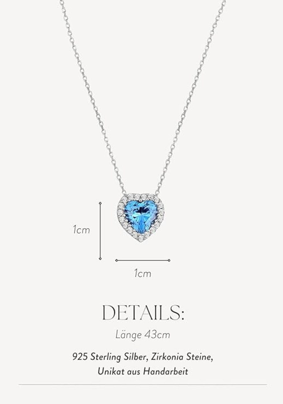 Einzelstück Charm-Kette Halskette L'amour 925 Sterling günstig online kaufen