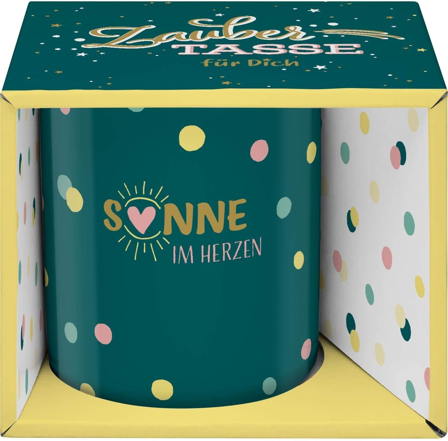 Sheepworld Tasse Sheepworld GRUSS & CO Zaubertasse Kaffee Porzellan 35 cl Geschenkbox, Porzellan