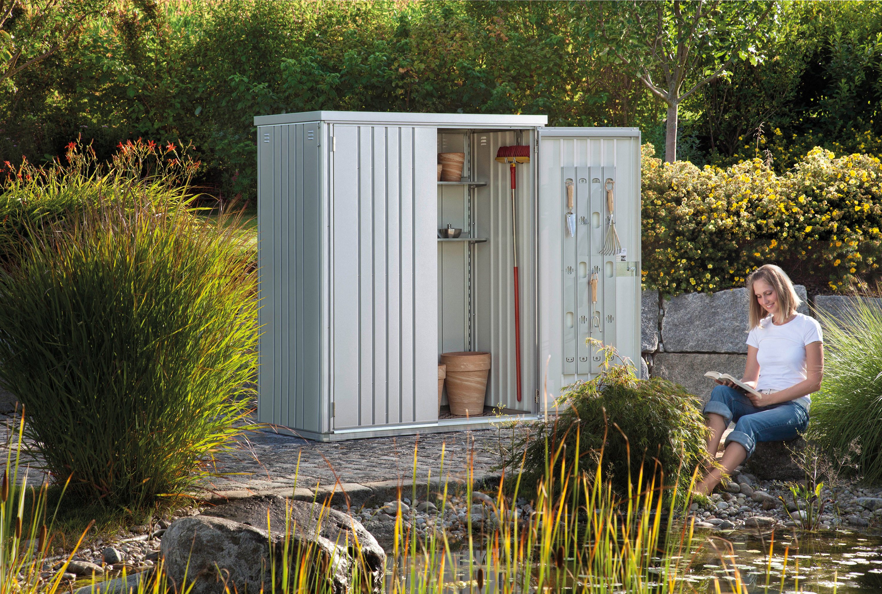 Biohort Garten-Geräteschrank Gr. 150, BxT: 155x83 cm