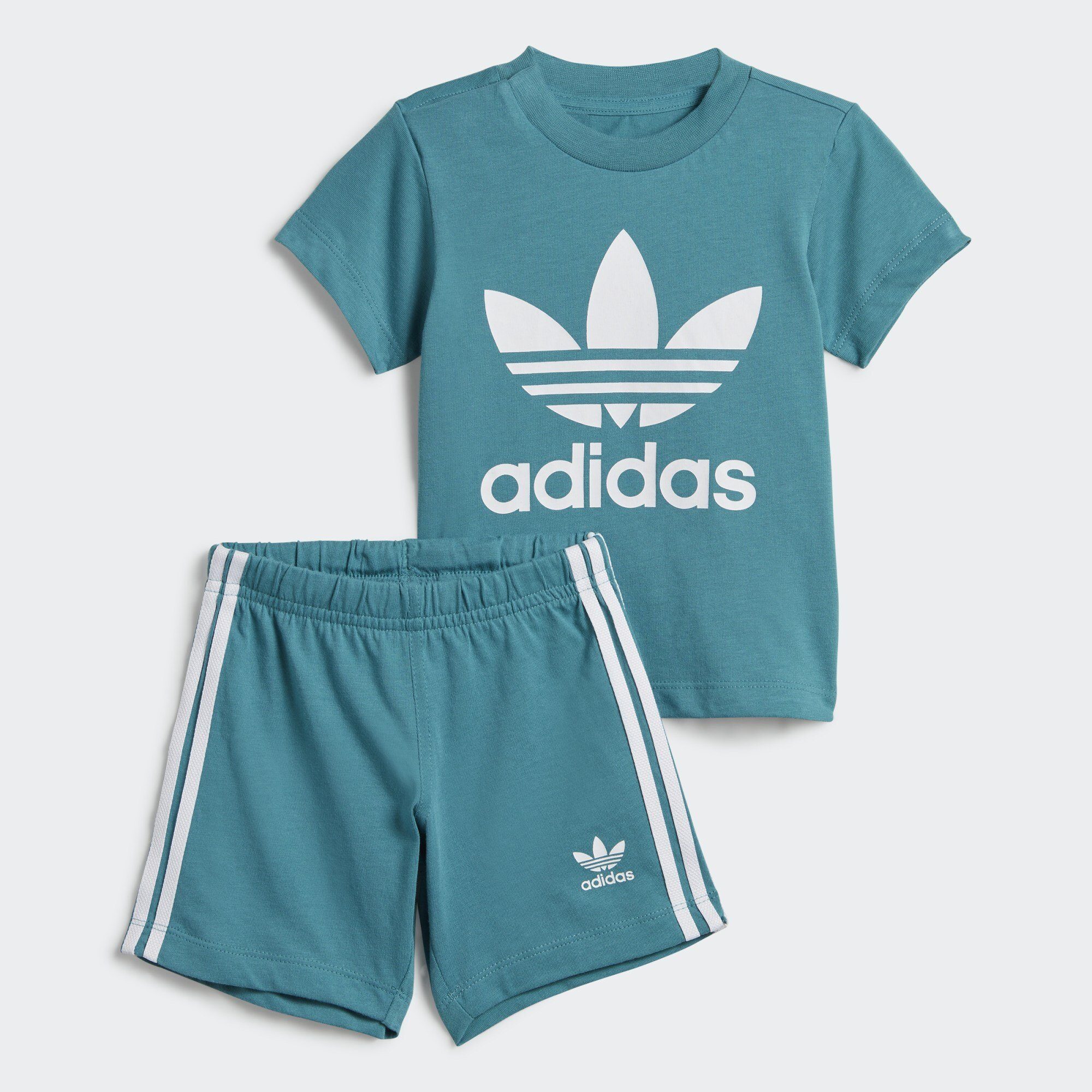 adidas Originals T-Shirt TREFOIL SHORTS UND T-SHIRT SET Arctic Fusion