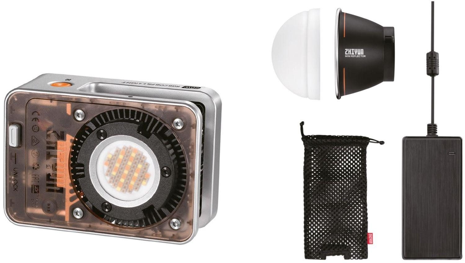 Zhiyun Molus X60RGB silber Blitzgerät