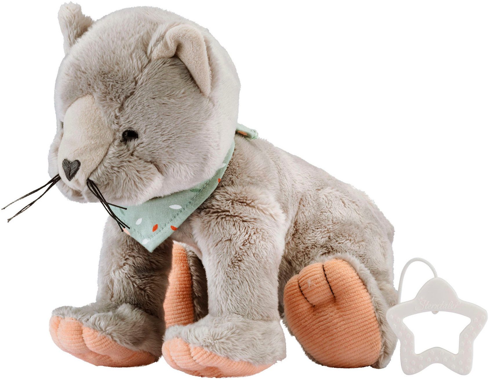 Bottes Bébé Fille Sterntaler - Velours Avec Imprimé Chat - Fermeture Velcro Et Zip - Doublure Peluche