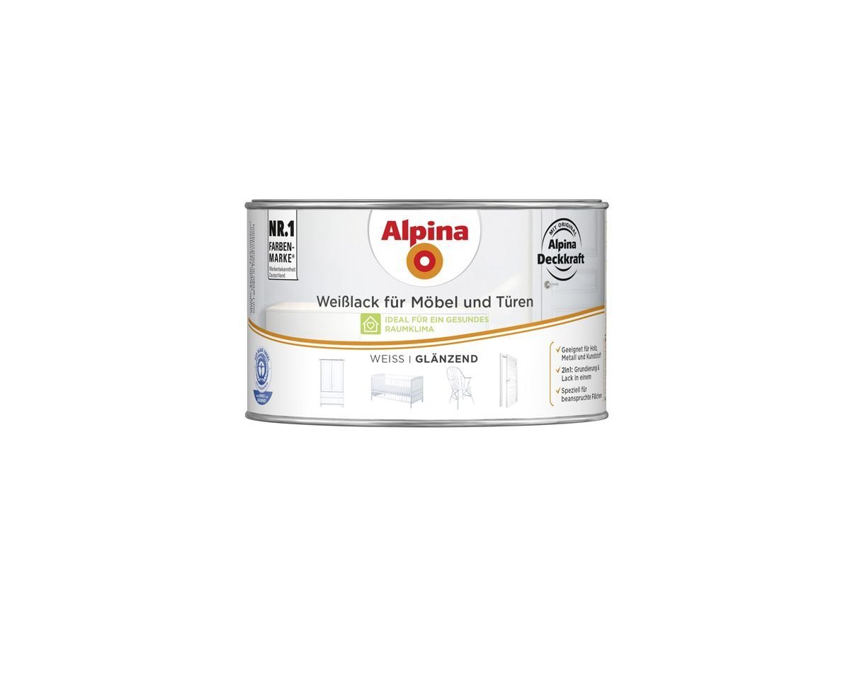 Thumbnail - Alpina Weißlack Alpina Weißlack für Möbel und Türen 300 ml weiß