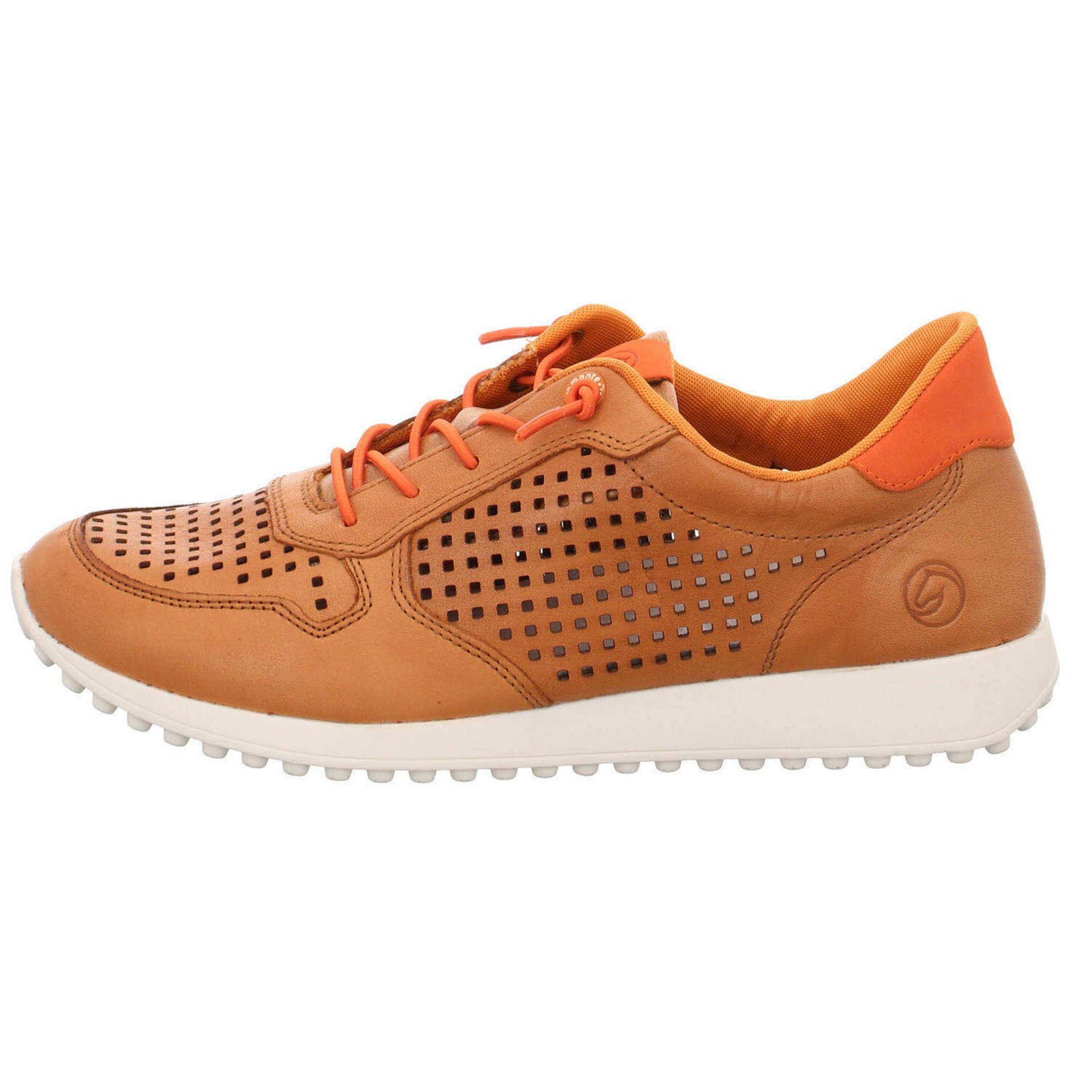 Sneaker Schuhe noccia/orange/noccia Sneaker Halbschuhe Sport Remonte Sneaker Glattleder Damen