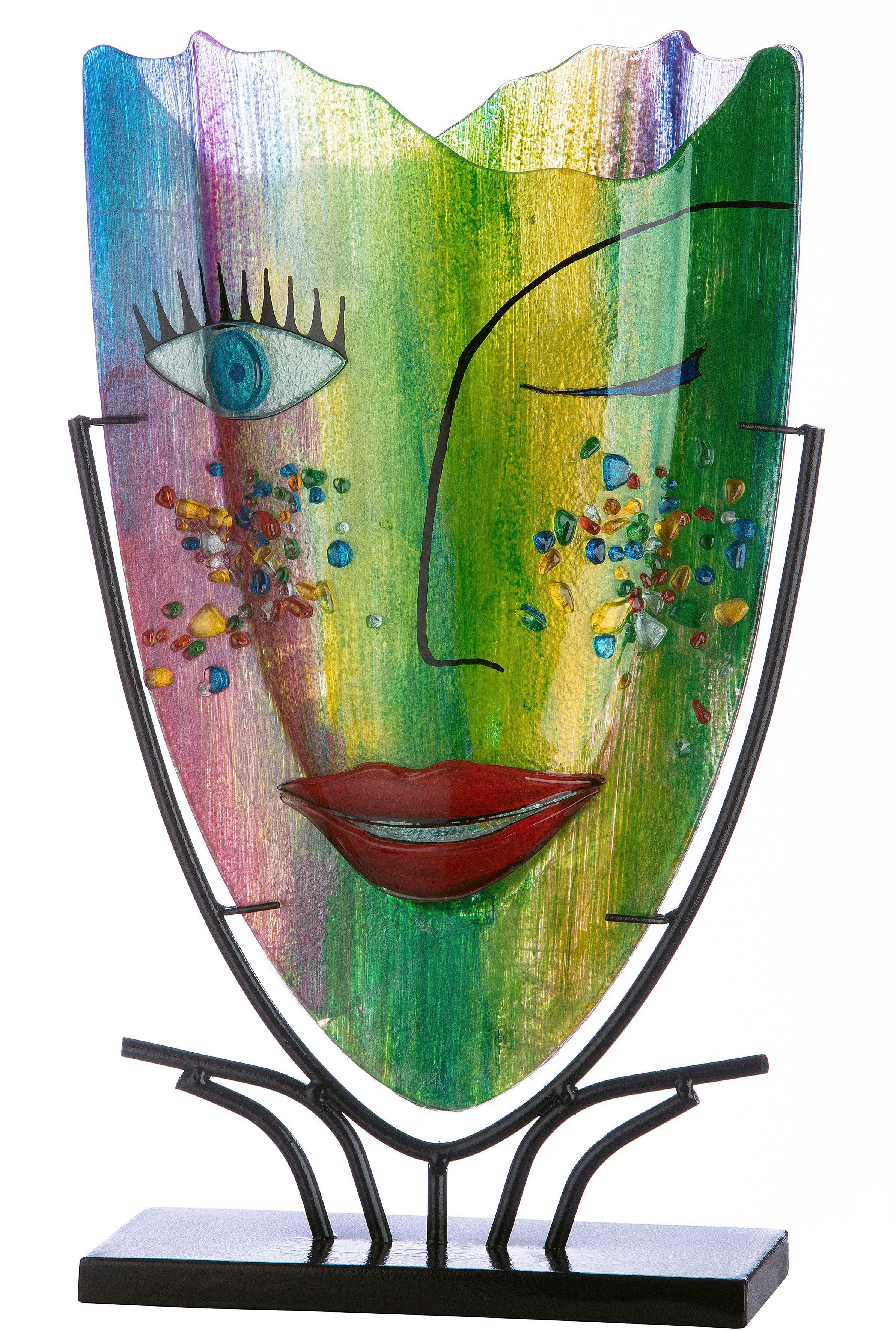 Casablanca by Gilde Dekovase Amour (1 St), Vase aus Glas