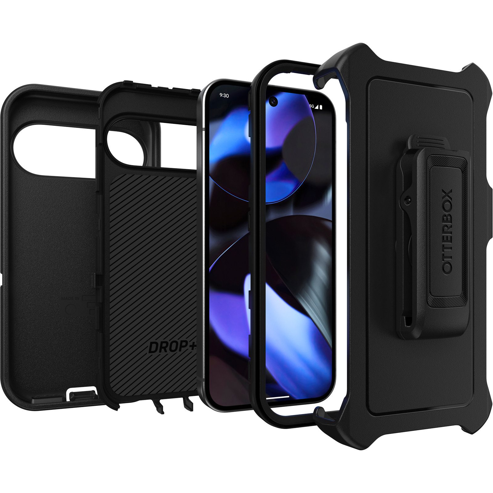 Otterbox Handyhülle Defender für Google Pixel 9 / 9 Pro, Backcover, Schutzhülle, Handyschutzhülle, Case, Schutzcase, stoßfest