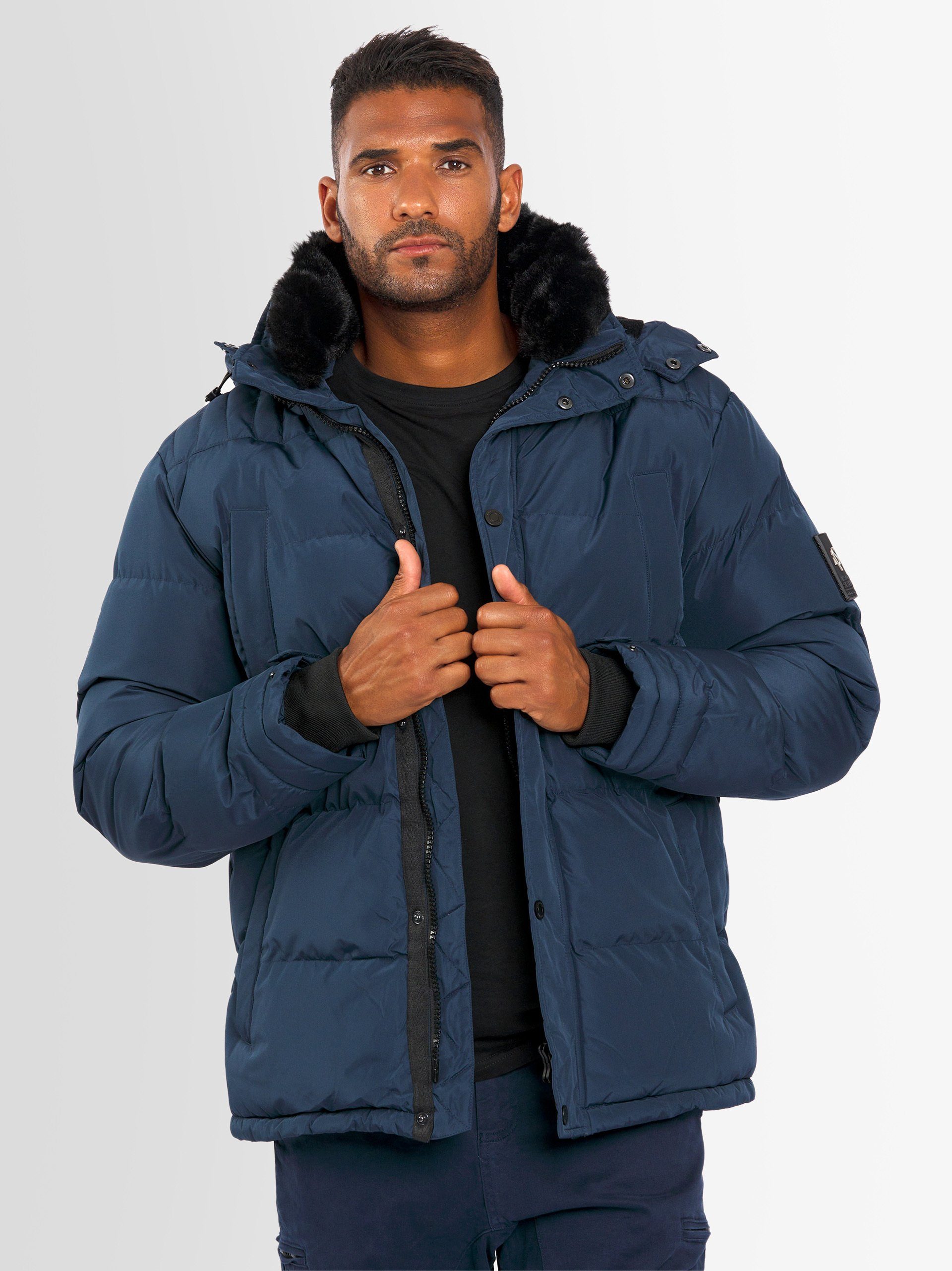 Alessandro Salvarini Winterjacke ASEzkimo mit warmen Teddyfell