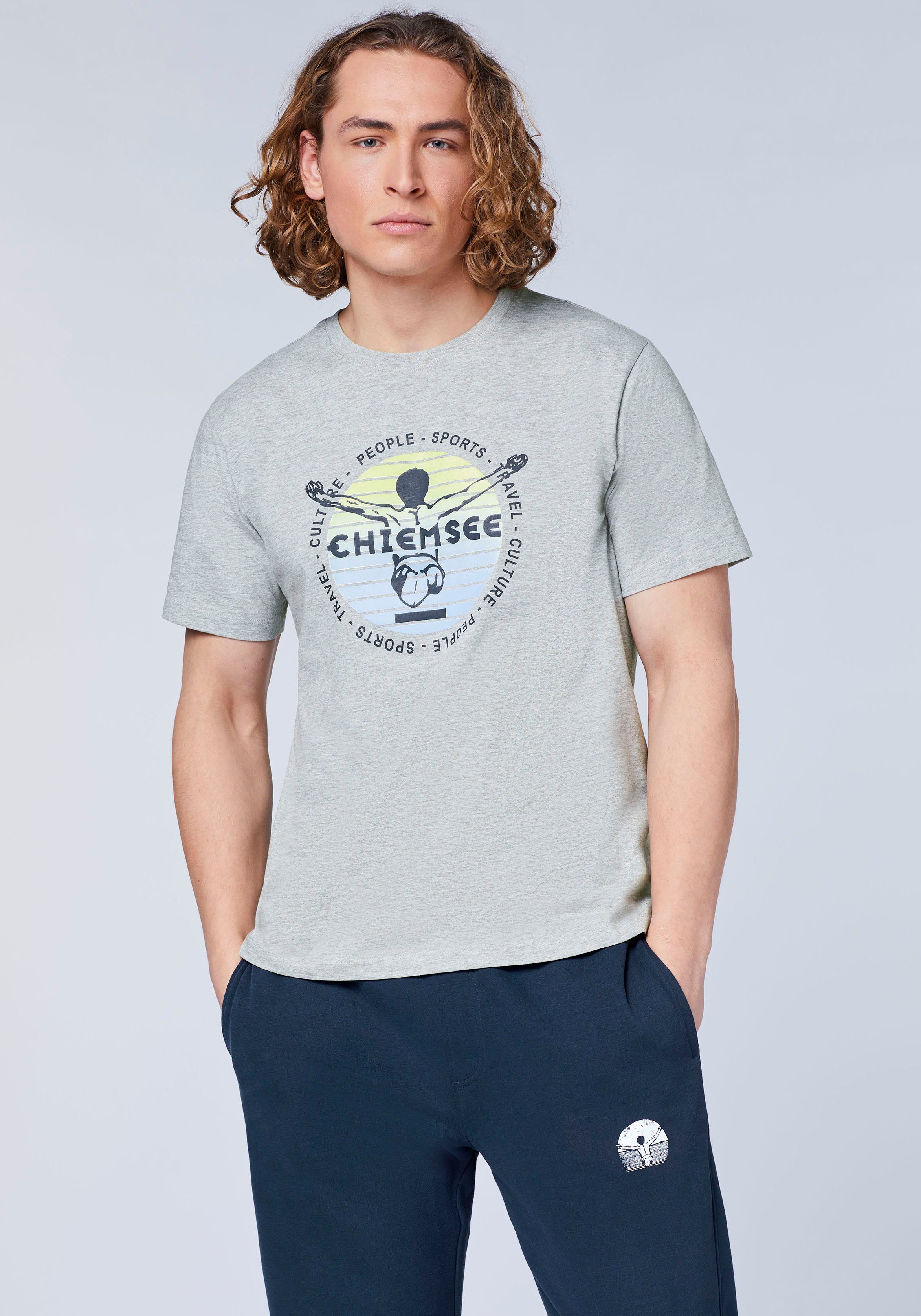 Gehen Sie zum Fachgeschäft Chiemsee T-Shirt Neutral Gray