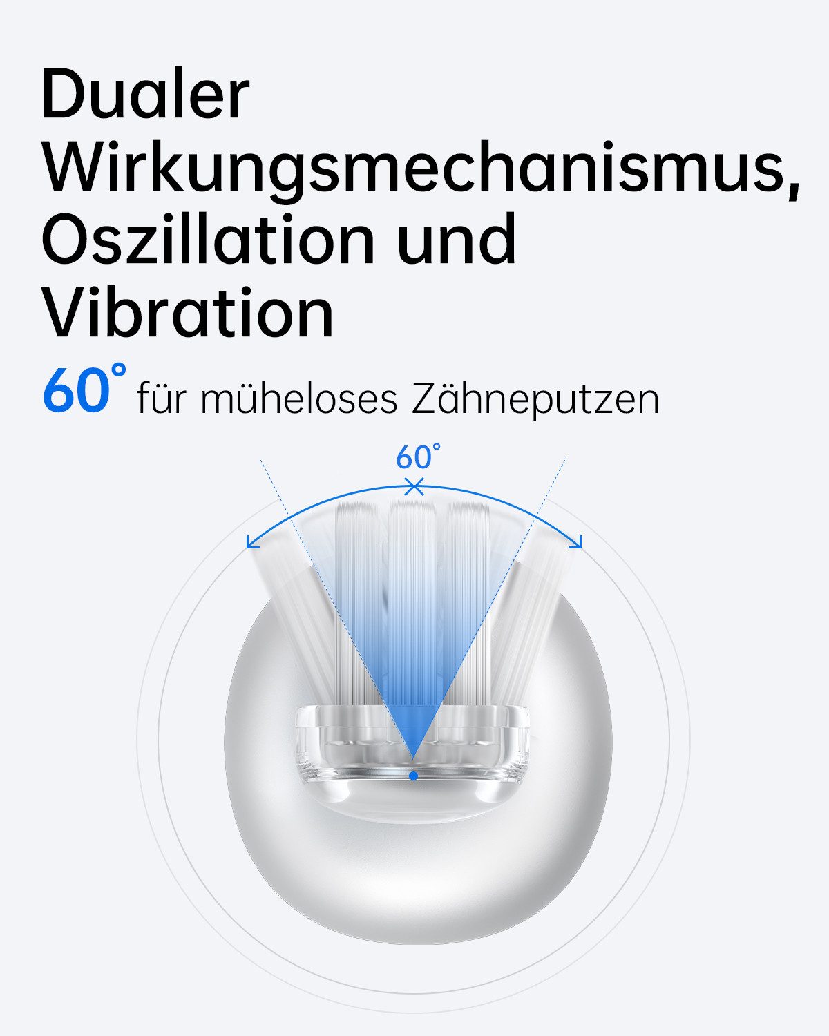 laifen Elektrische Zahnbürste Laifen Wave elektrische Zahnbürste, Aufsteckbürsten: 3 St., Oscillation-Vibration-Technologie