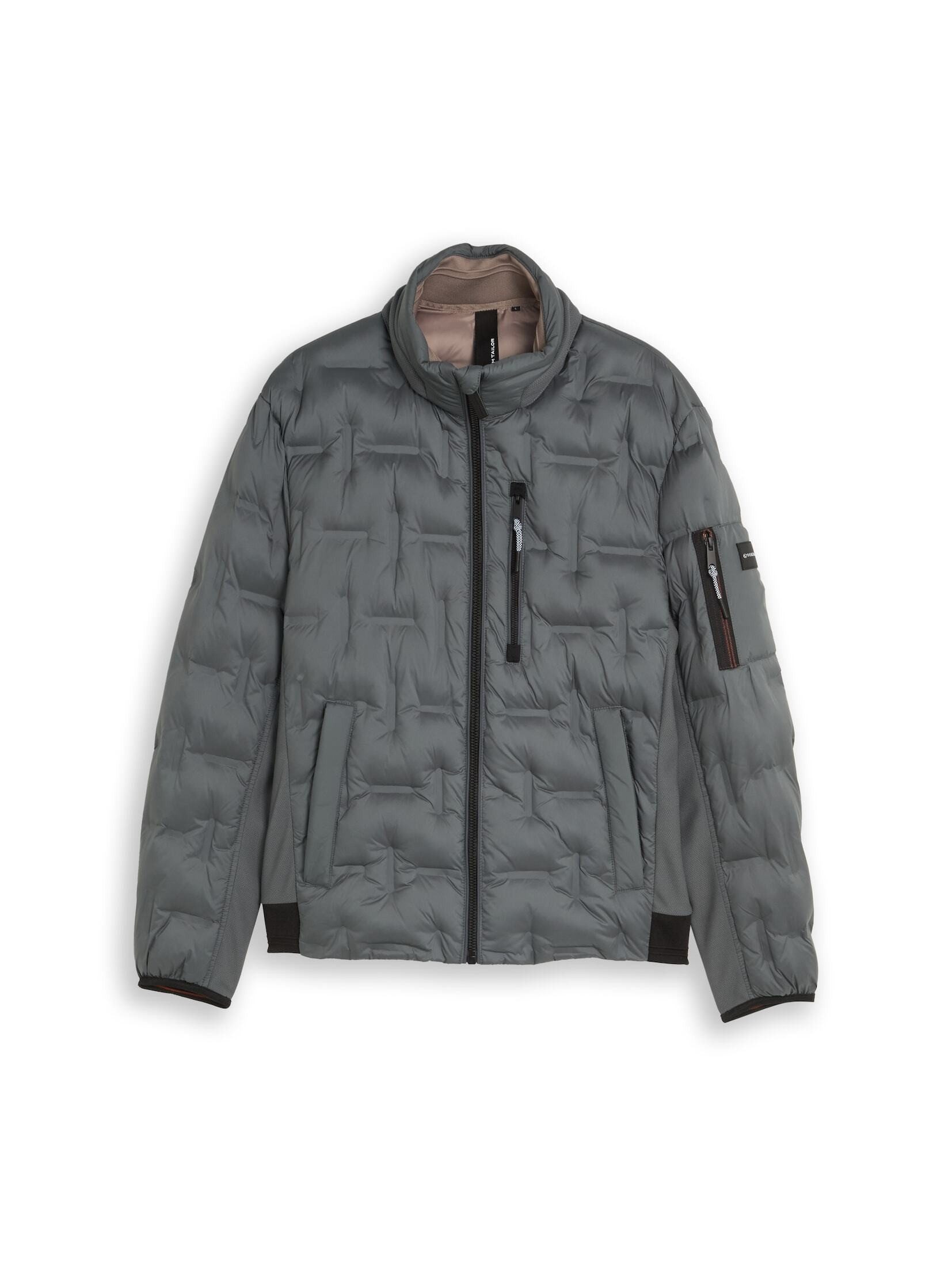 TOM TAILOR Winterjacke Jacken Hybrid Steppjacke mit verstaubarer Kapuze