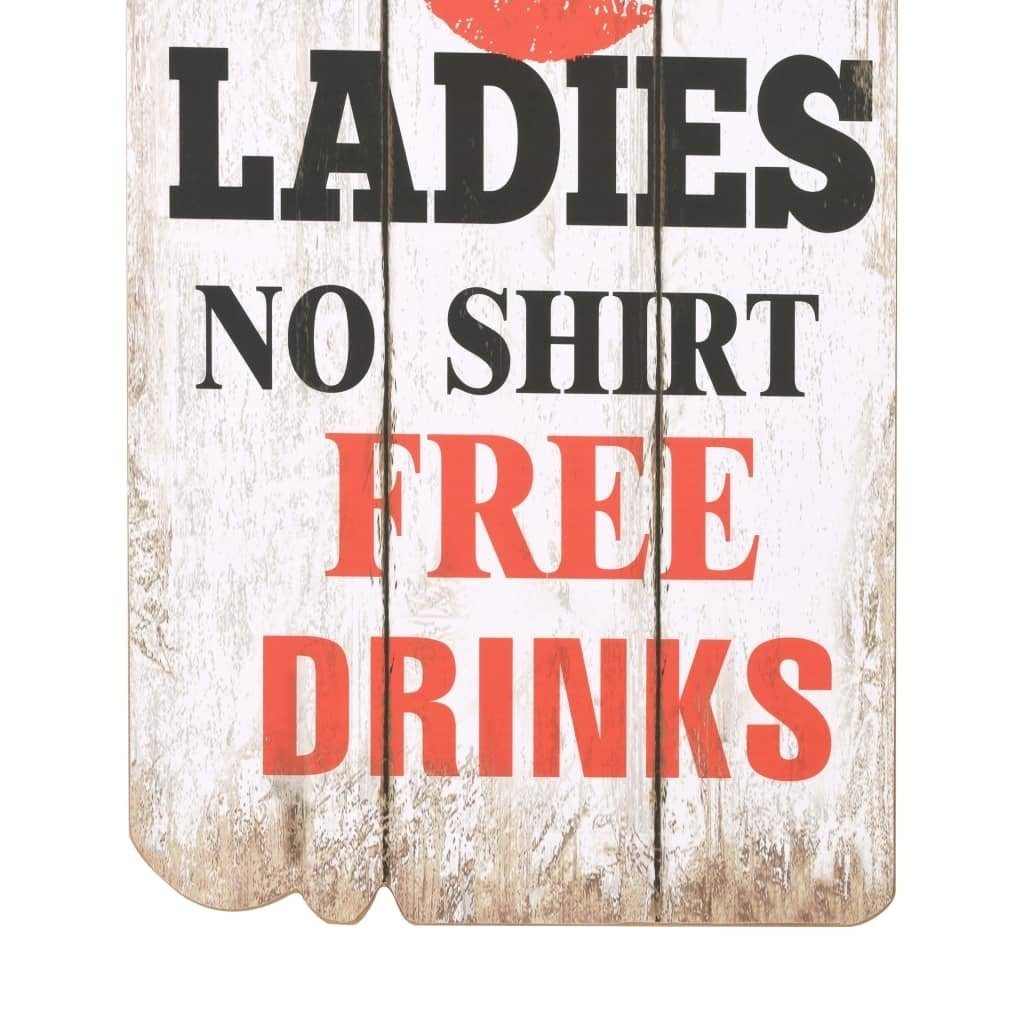 vidaXL Wandgarderobe aus MDF in bedruckt (BxH: 40x120 cm)