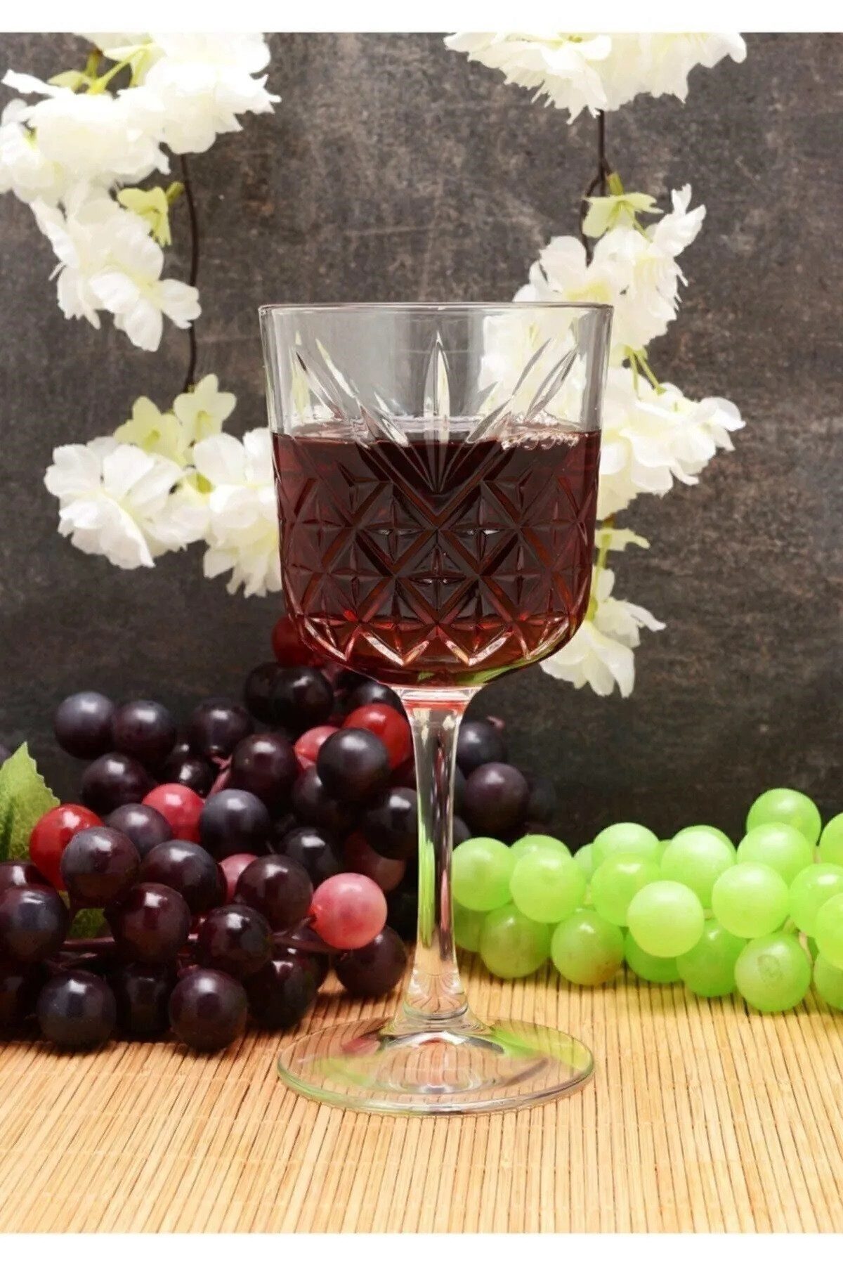 Pasabahce Rotweinglas 4x Gin Cocktail Glas „Timeless“ im Kristall-Design, 4-tlg.