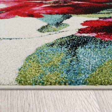 Teppich Wohnzimmer Teppich Bunt Kurzflor Soft Modern Abstrakte Designs, TT Home, Läufer, Höhe: 16 mm