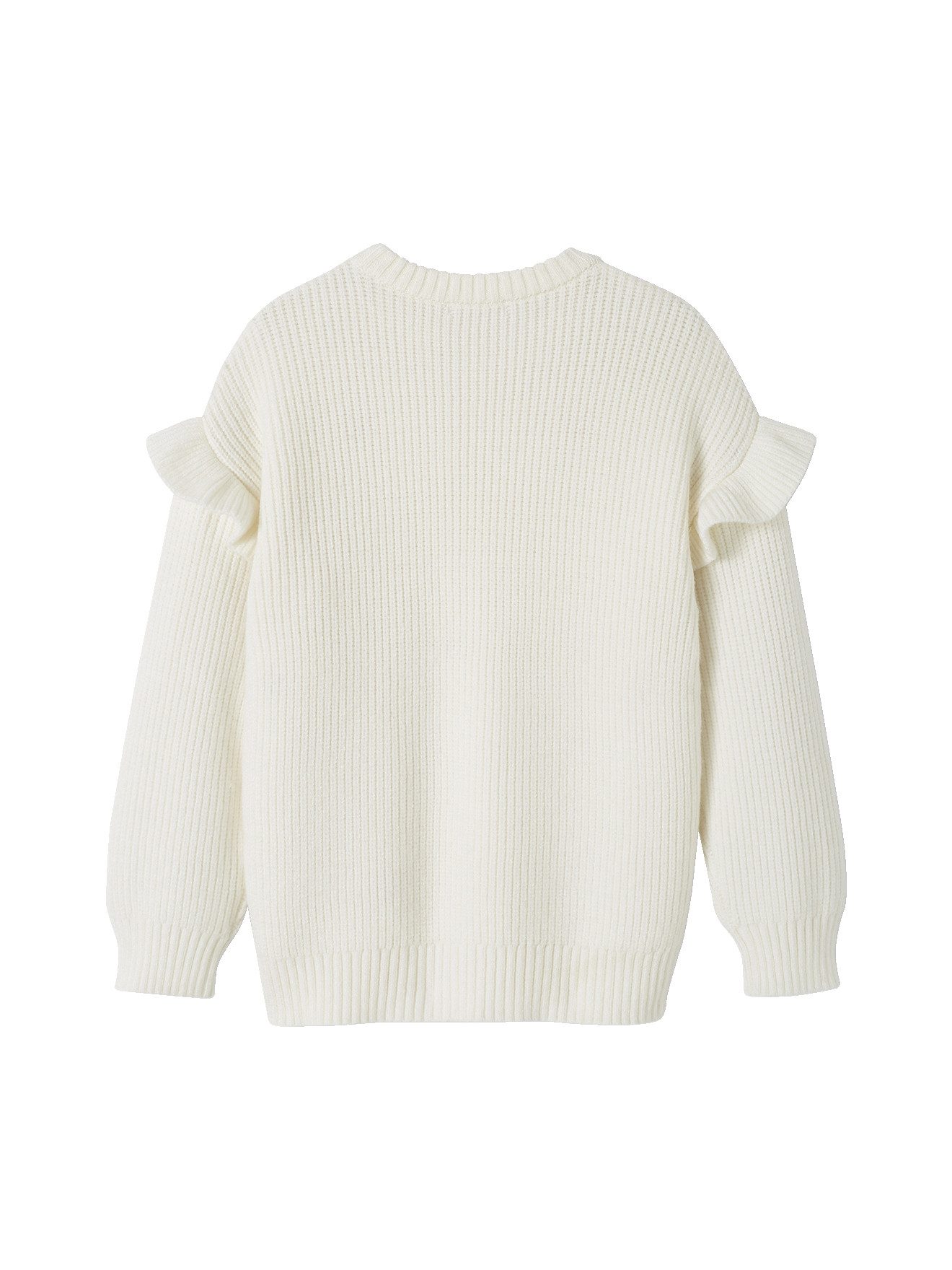vertbaudet Pullunder Mädchen, Volants an den Schultern