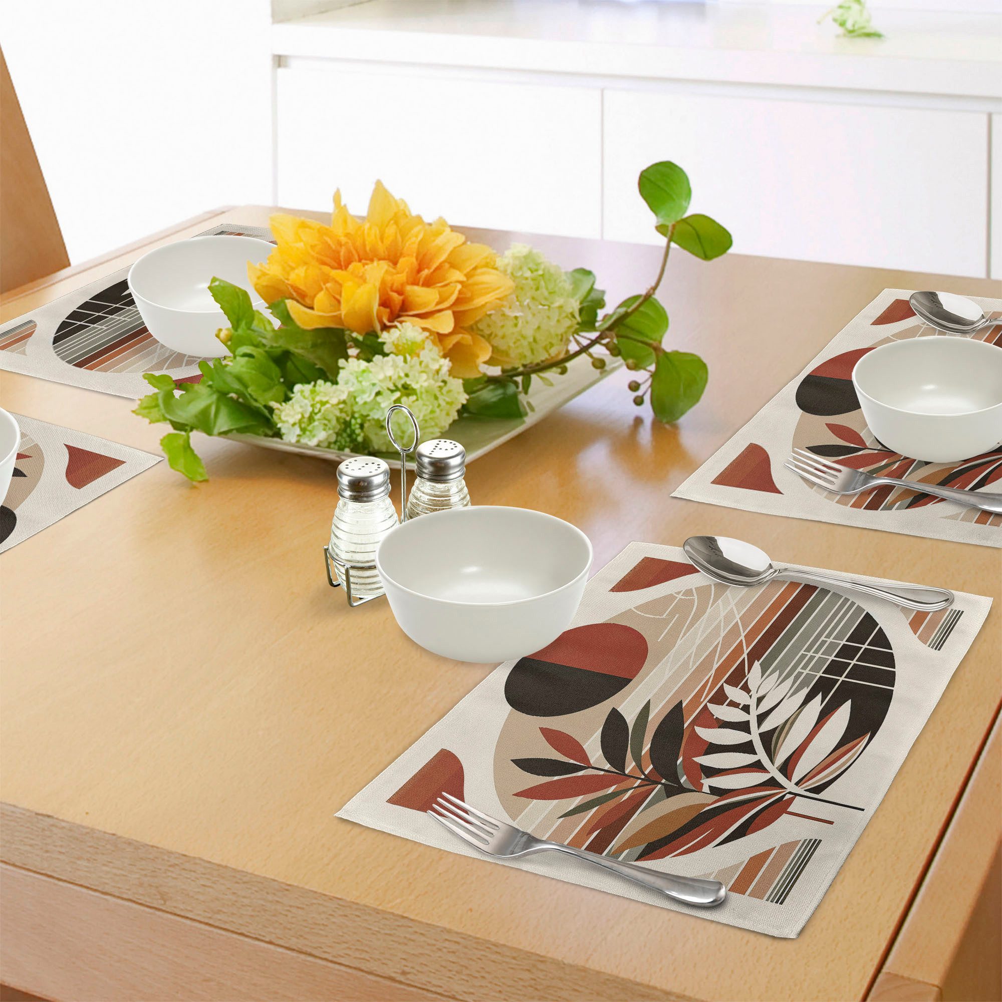 Abakuhaus Platzset Waschbare Stoff Esszimmer Küche günstig online kaufen
