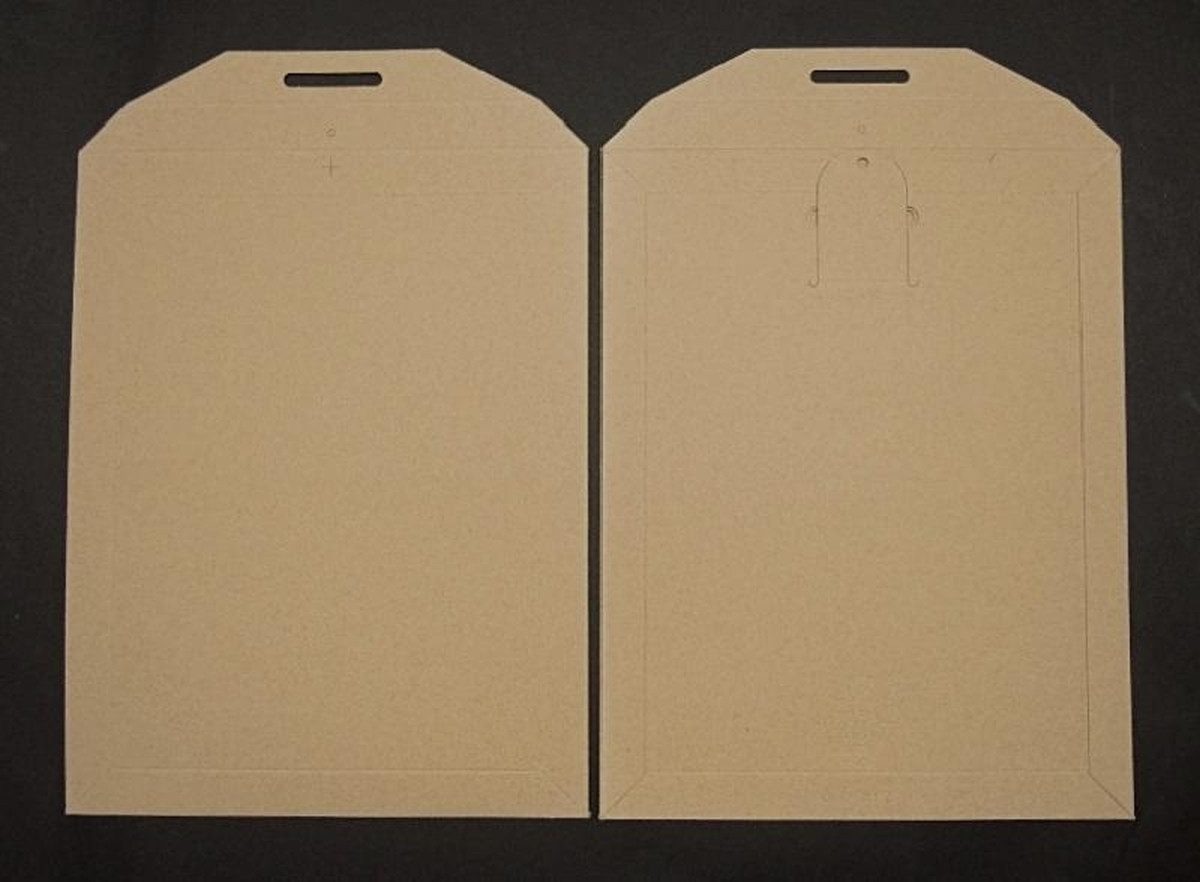 Blanke Briefhüllen Versandtasche Vollpapptaschen 292x374mm 500g/qm ohne VE=100 Stück.