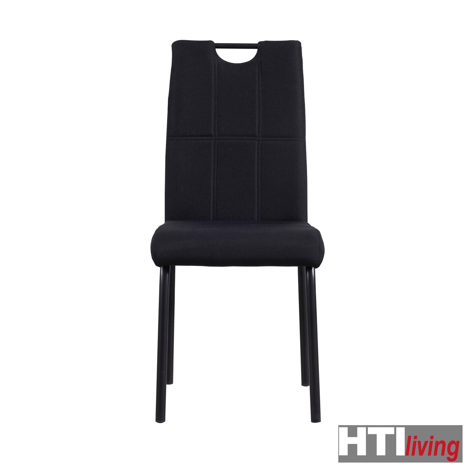2 HTI-Living (Set, Stuhl St), Schwarz Esszimmerstuhl Esszimmerstuhl 2er-Set Denton