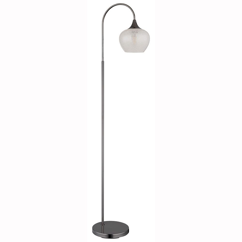 GLOBO LIGHTING LED Stehlampe, Leuchtmittel inklusive, Warmweiß, Stehlampe Standlampe Wohnzimmerlampe Kristall Glaskugel LED H 150 cm