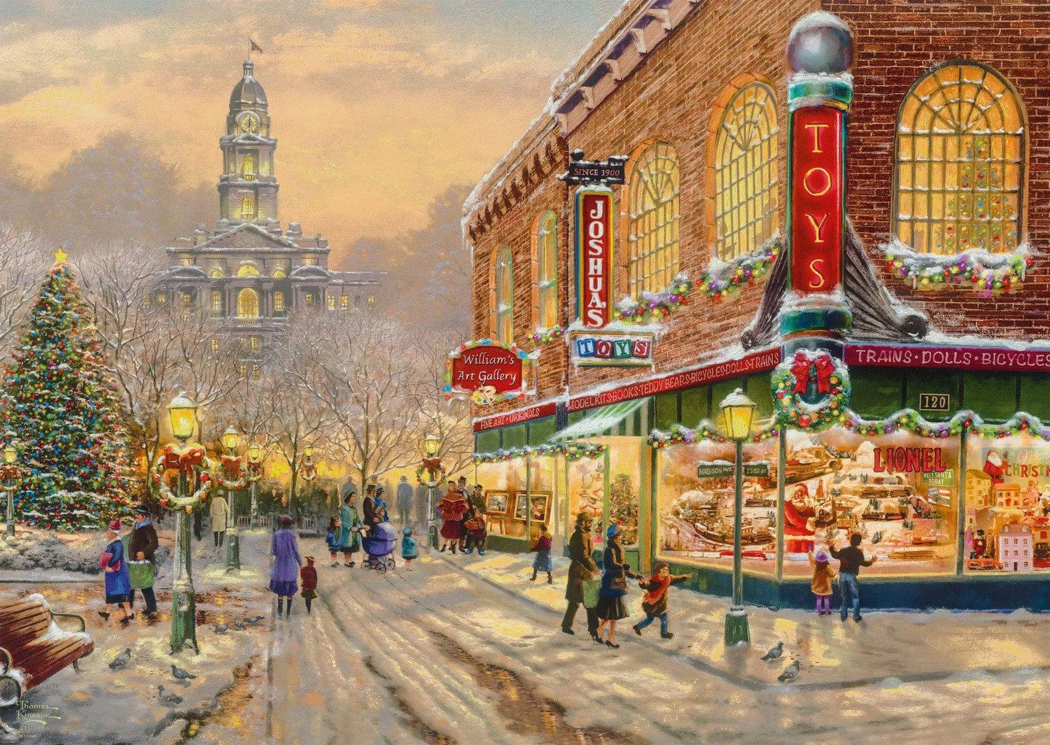 Schmidt Spiele Puzzle Ein Weinachtswunsch. Kinkade günstig online kaufen