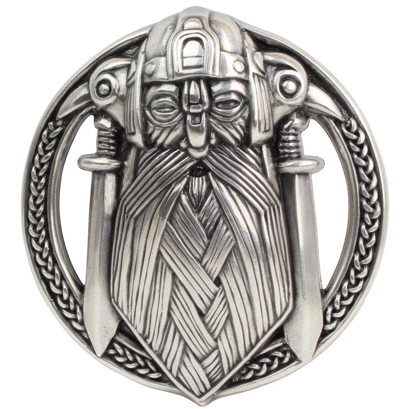 Gürtelschnalle Wikinger 4,0 cm - Buckle Wechselschließe Gürtelschließe 40mm - LARP- u