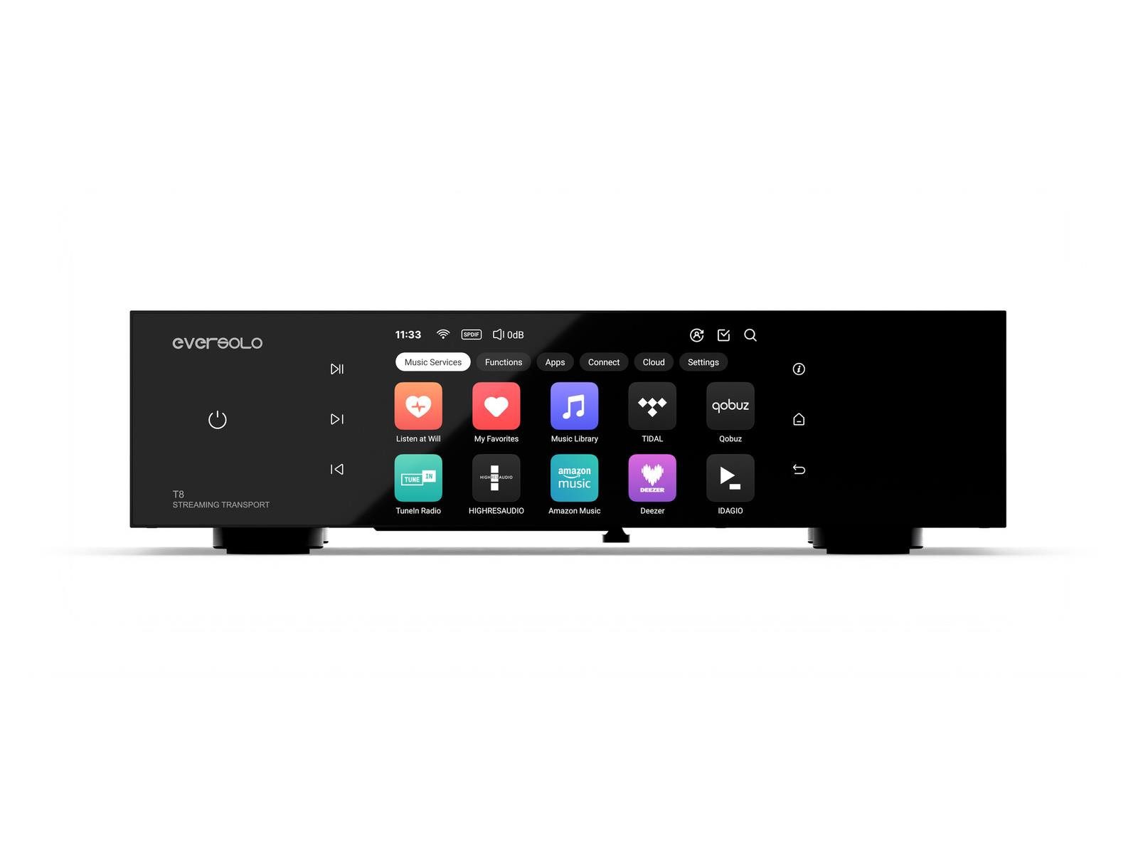 Eversolo Eversolo T8 Digital Media Streamer ohne Dac Netzwerkplayer