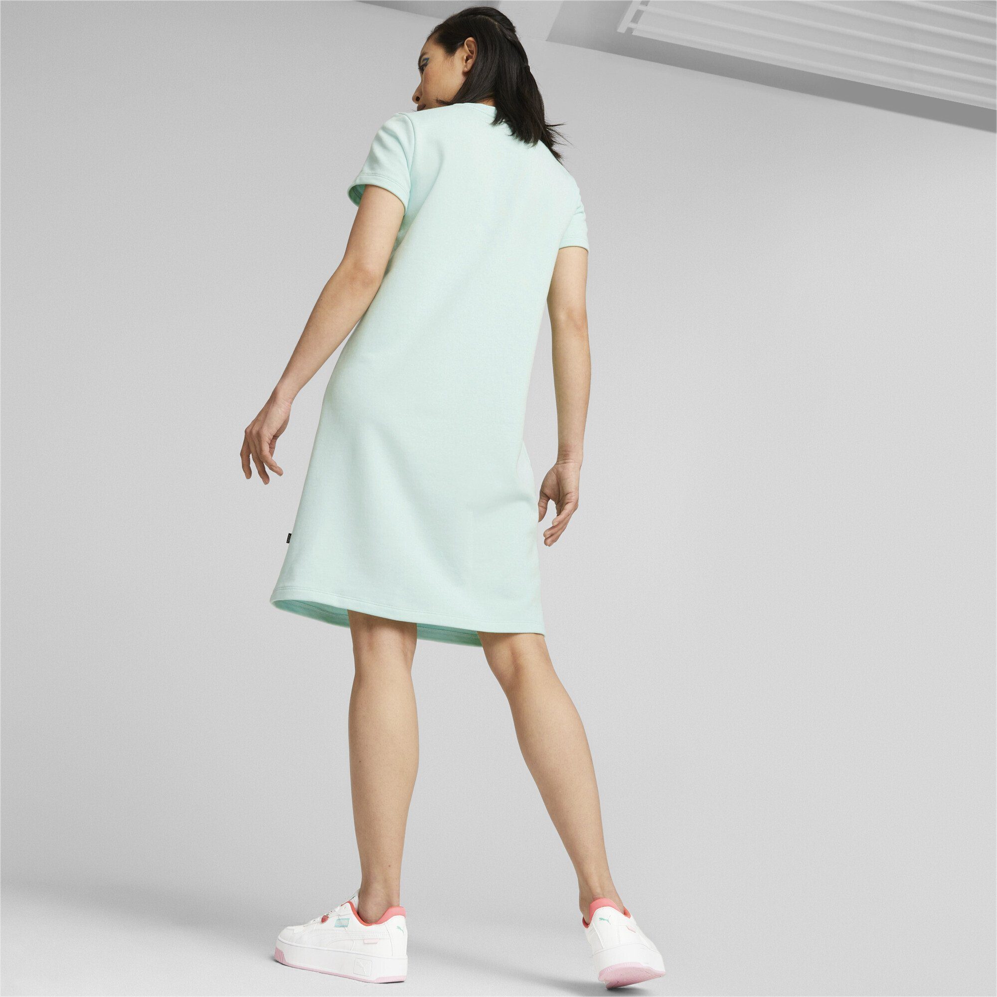 Kleid Damen Essentials Logo Sweatkleid Green Minty Burst PUMA