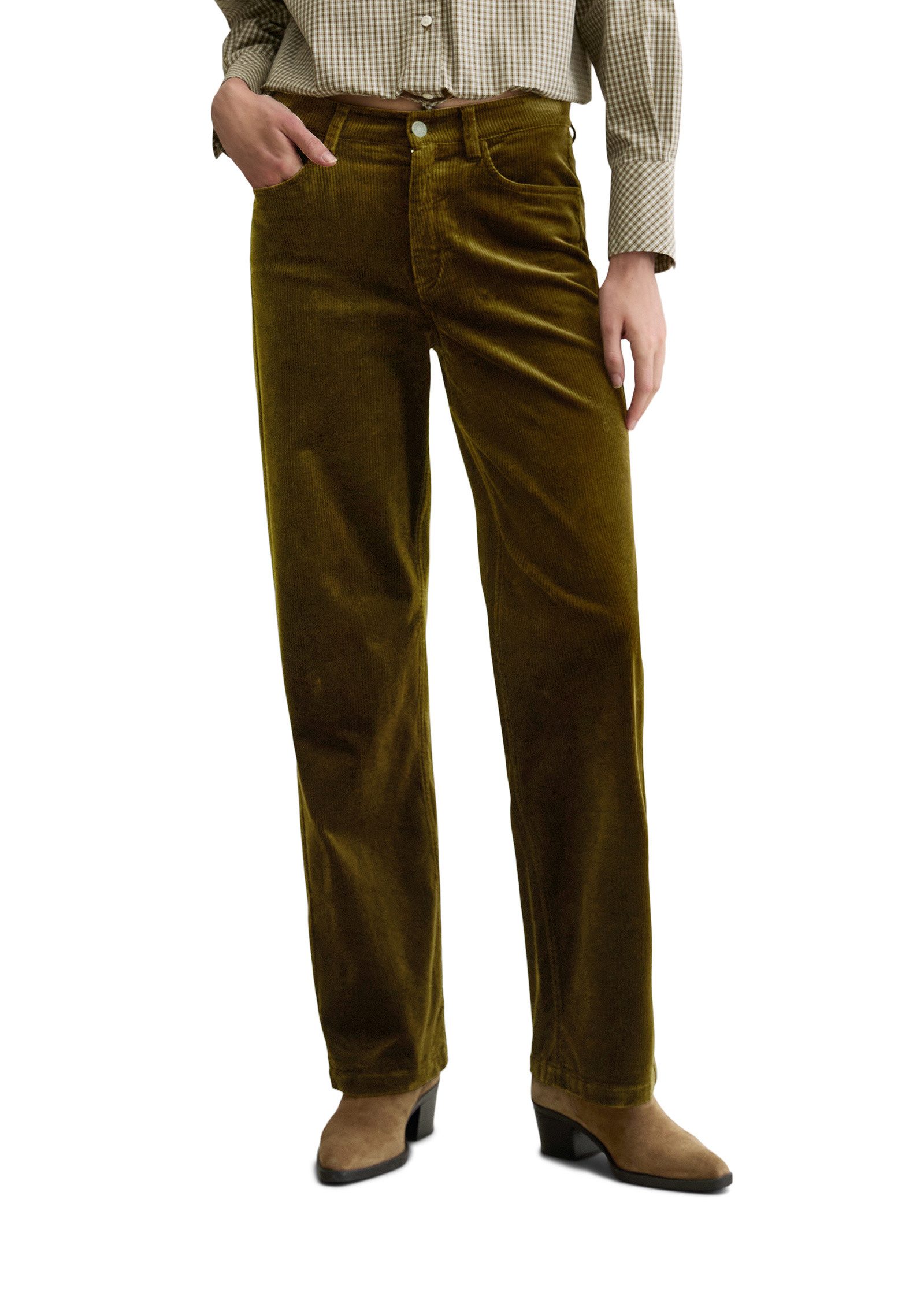 Marc O'Polo DENIM Chinohose aus elastischem Bio-Baumwoll-Mix