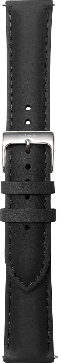 Withings Lederarmband Leder-Armband 20 mm - Ersatzarmband - schwarz