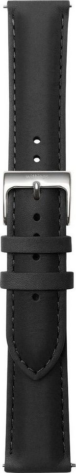 Withings Wechselarmband Leder-Armband, 20mm, Passend für Withings Steel und  Steel HR 40 mm