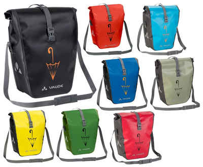 VAUDE Fahrradtasche Aqua Back Single Sondermodell mit Schirmlogo Hinterradtasche Gepäckträgertasche