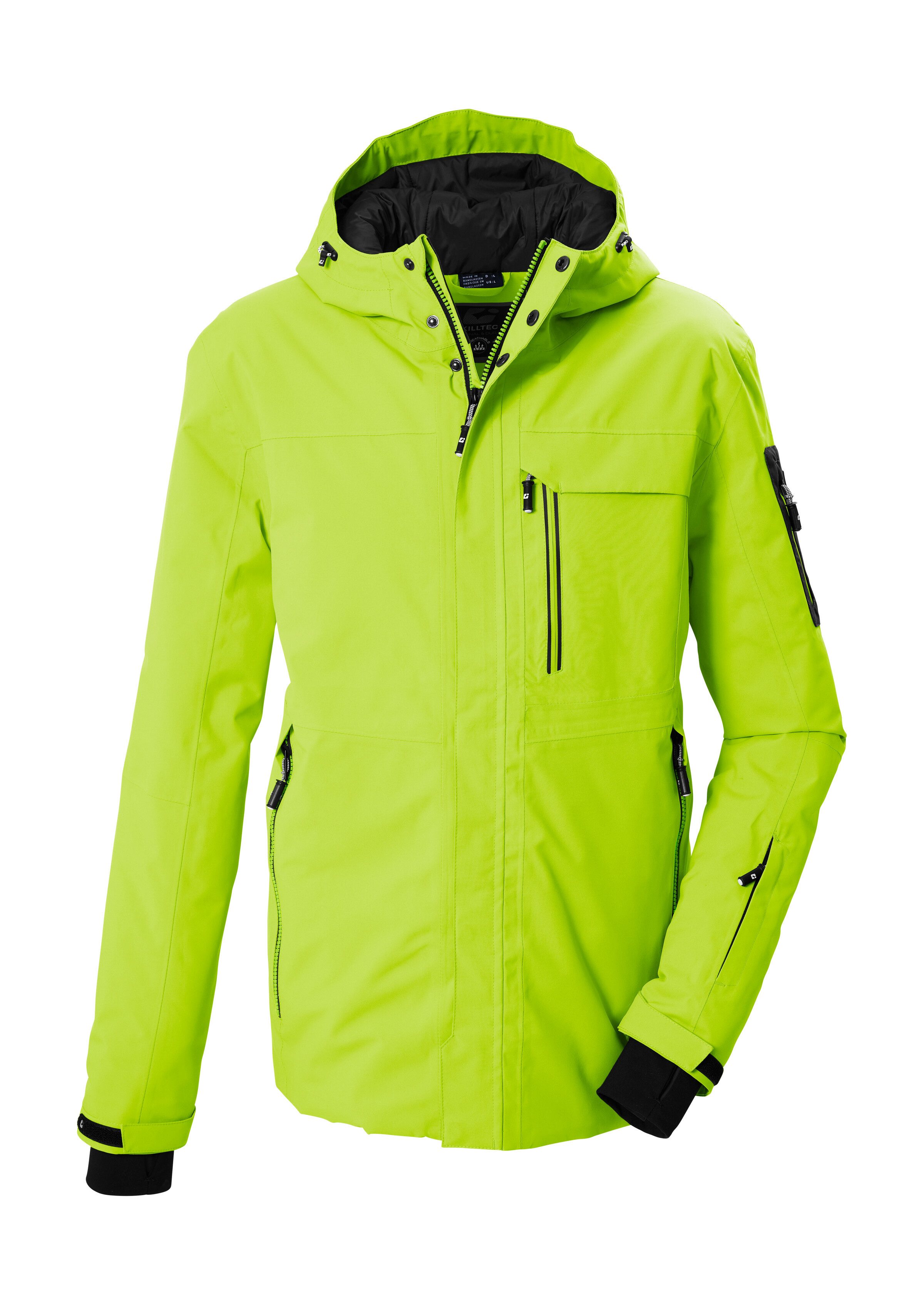 Killtec Skijacke KSW 78 MN SKI JCKT Atmungsaktive, wasserdichte Skijacke mit verstellbarer Kapuze