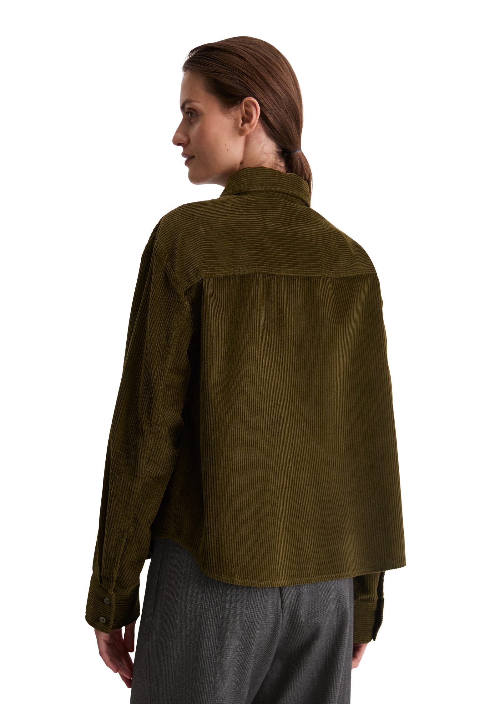 Marc O'Polo Langarmbluse Cord-Qualität, Regular-Fit günstig online kaufen