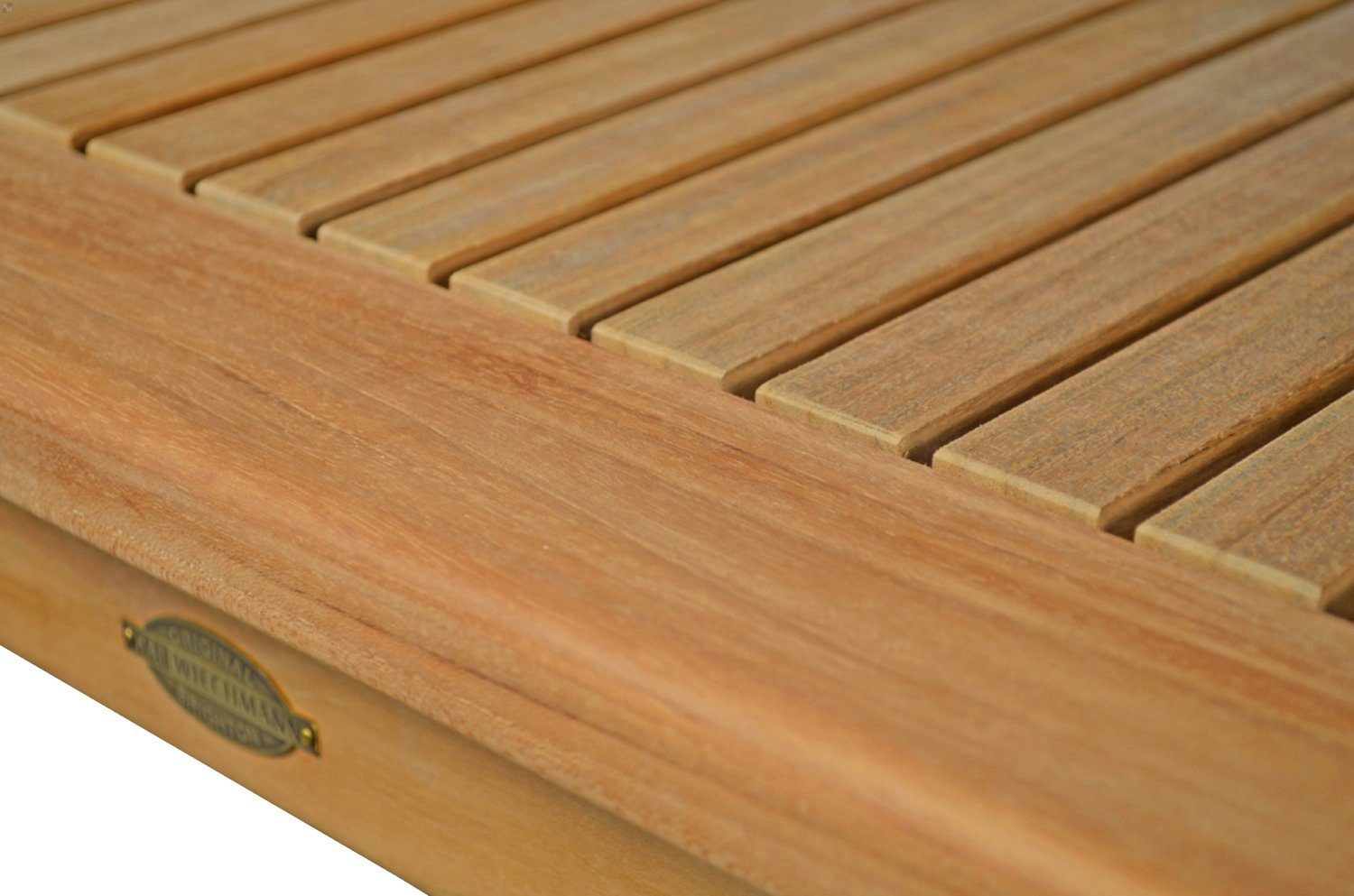Kai Wiechmann Beistelltisch Teak Balkontisch 60 x 60 cm als wetterfester Ablagetisch, nachhaltiger und unbehandelter Teak Gartentisch