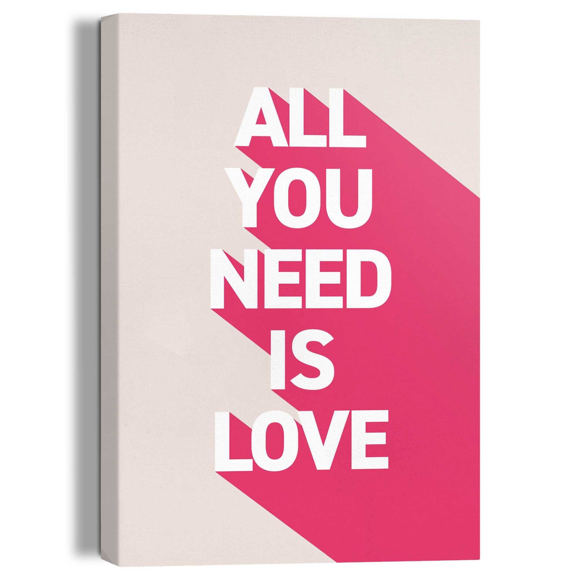 Reinders! Leinwandbild All you need is love