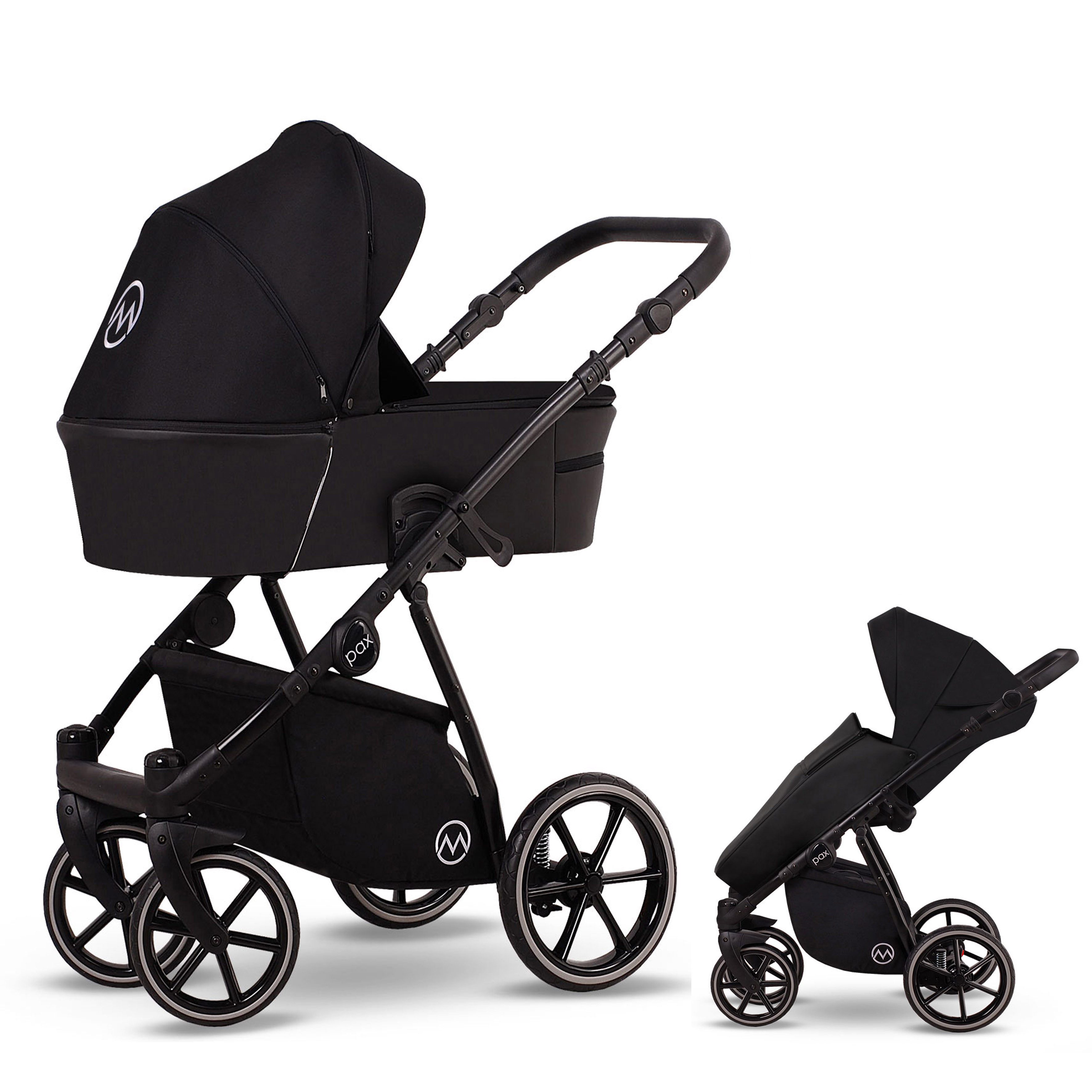 babies-on-wheels Kombi-Kinderwagen Malu 2 in 1 inkl. Sportsitz und umfangreichen Zubehör in 4 Цвета(ов)