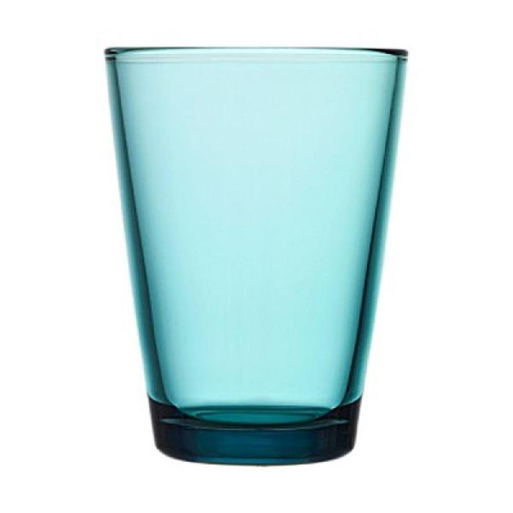 IITTALA Leerglas Glas Kartio Seeblau (Groß)