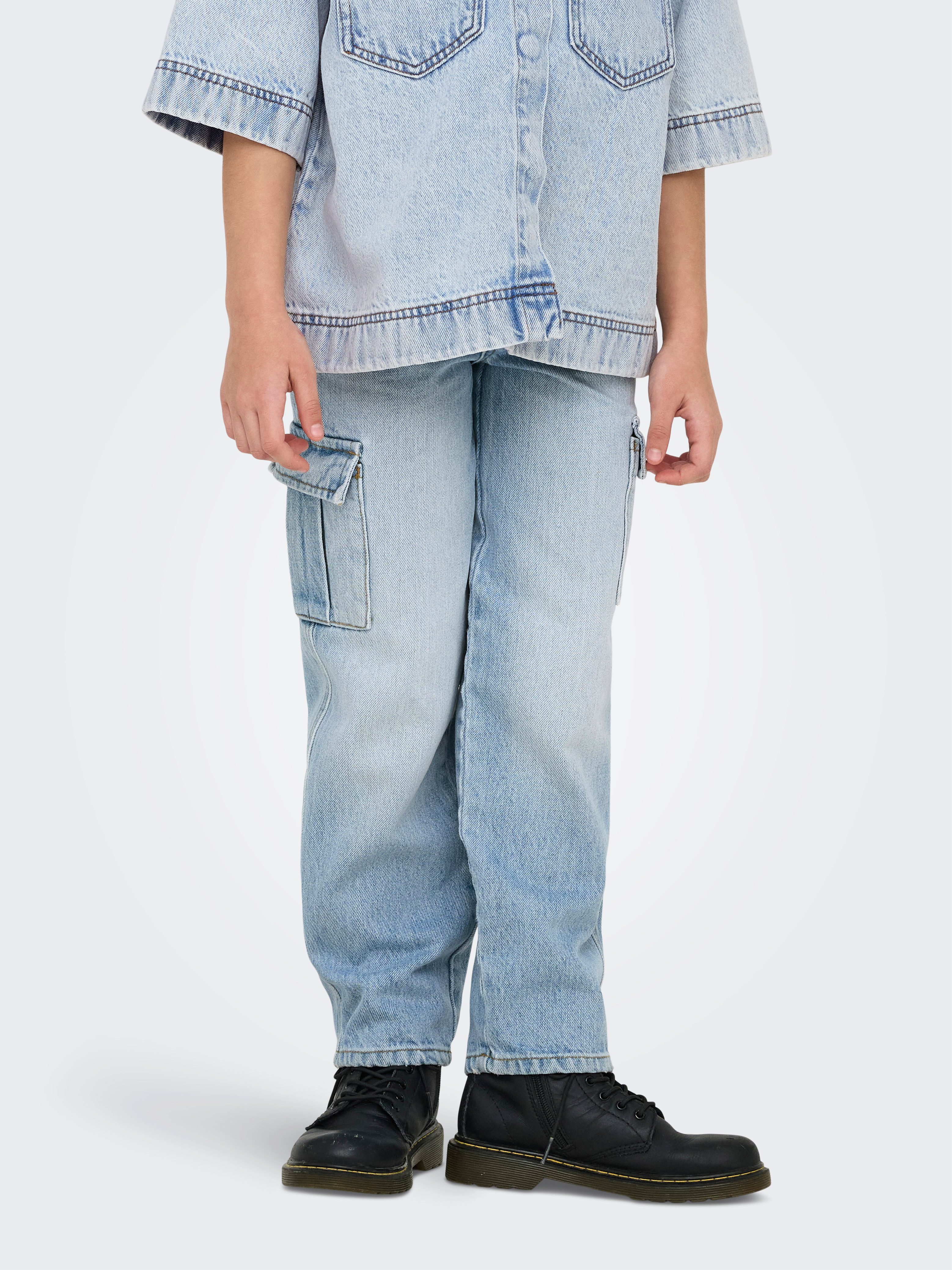 KIDS ONLY Cargojeans KOGHARMONY WIDE CARGO CARROT AZG NOOS