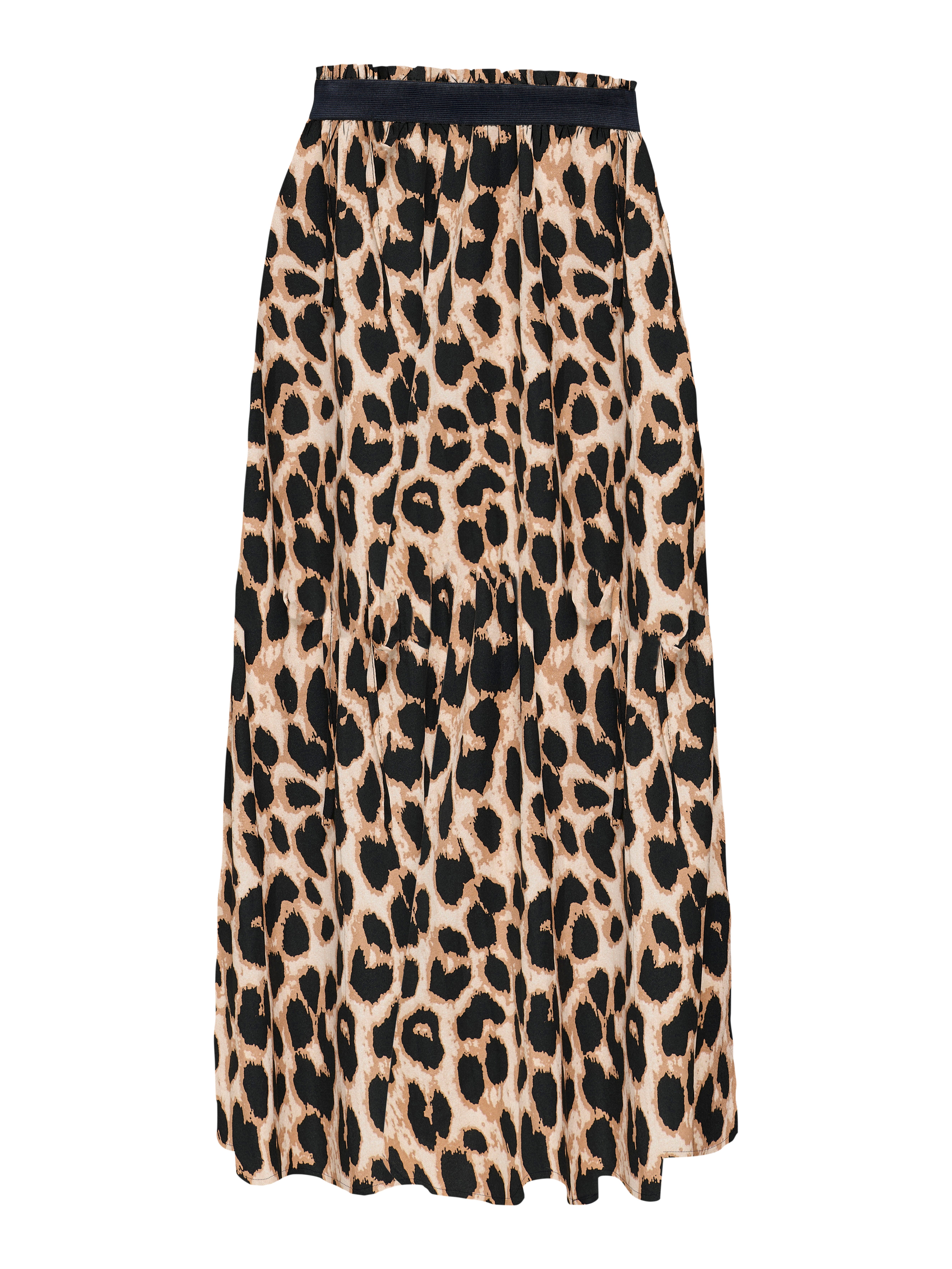 ONLY Maxirock ONLVENEDIG AOP LIFE LONG SKIRT Viskose, wadenlang