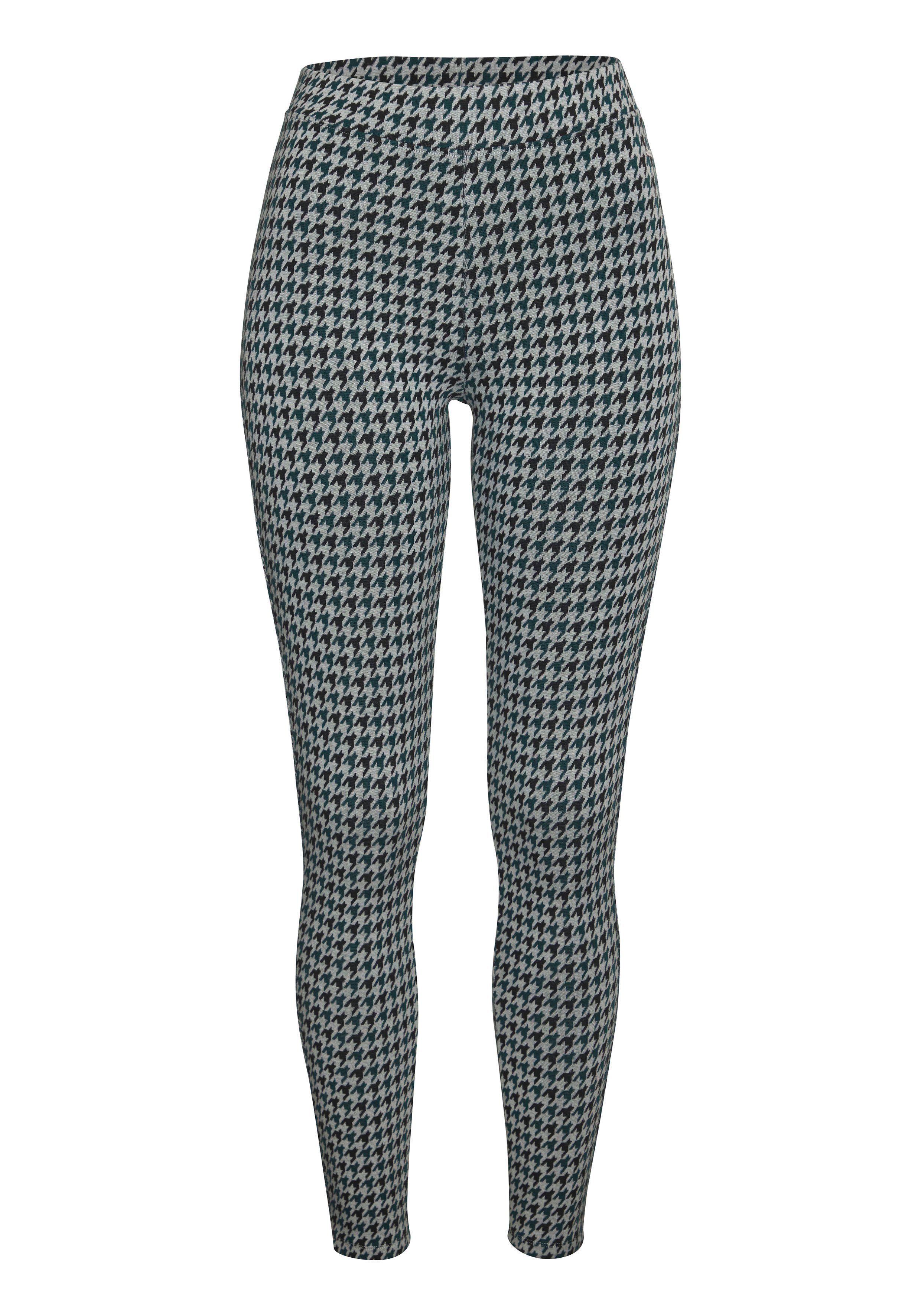 LASCANA Leggings, mit eingestricktem farbigem Design günstig online kaufen