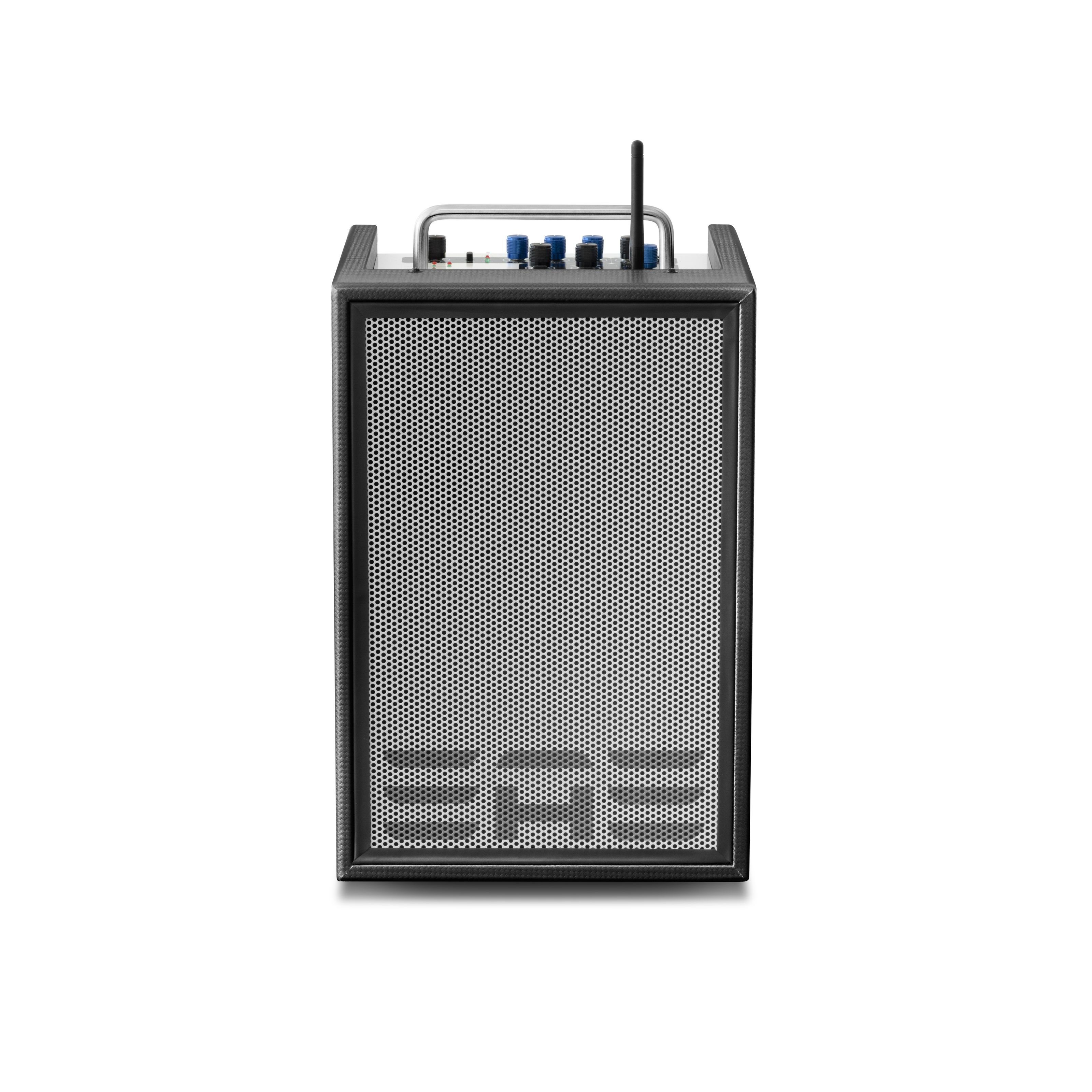 Elite Acoustics Bluetooth-Lautsprecher (A4-8 Carbon Fiber Black - Bluetooth Lautsprecher)